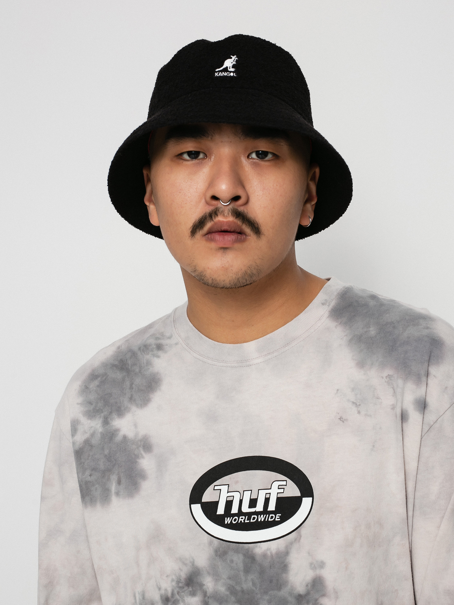 Longsleeve HUF Ellipse Logo (frost gray)