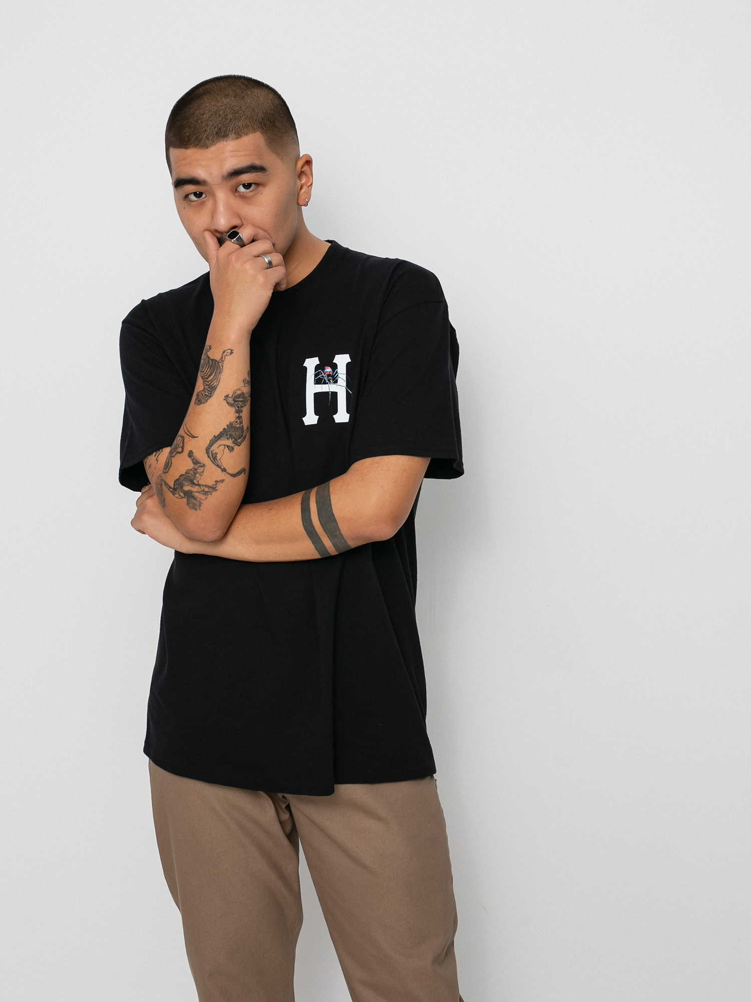 T-shirt HUF Prey Classic H (black)