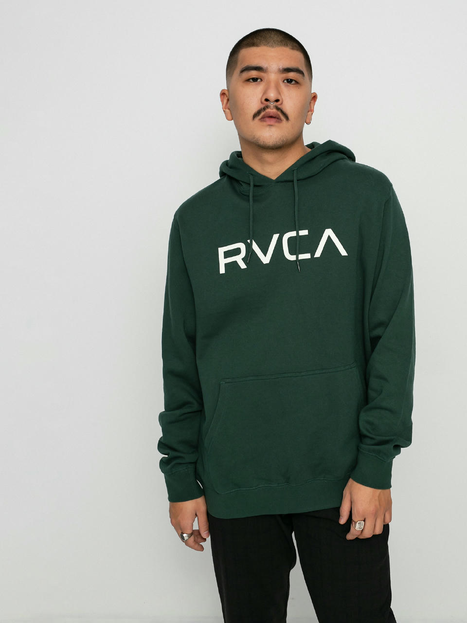 Bluza z kapturem RVCA Big Rvca HD (hunter green)