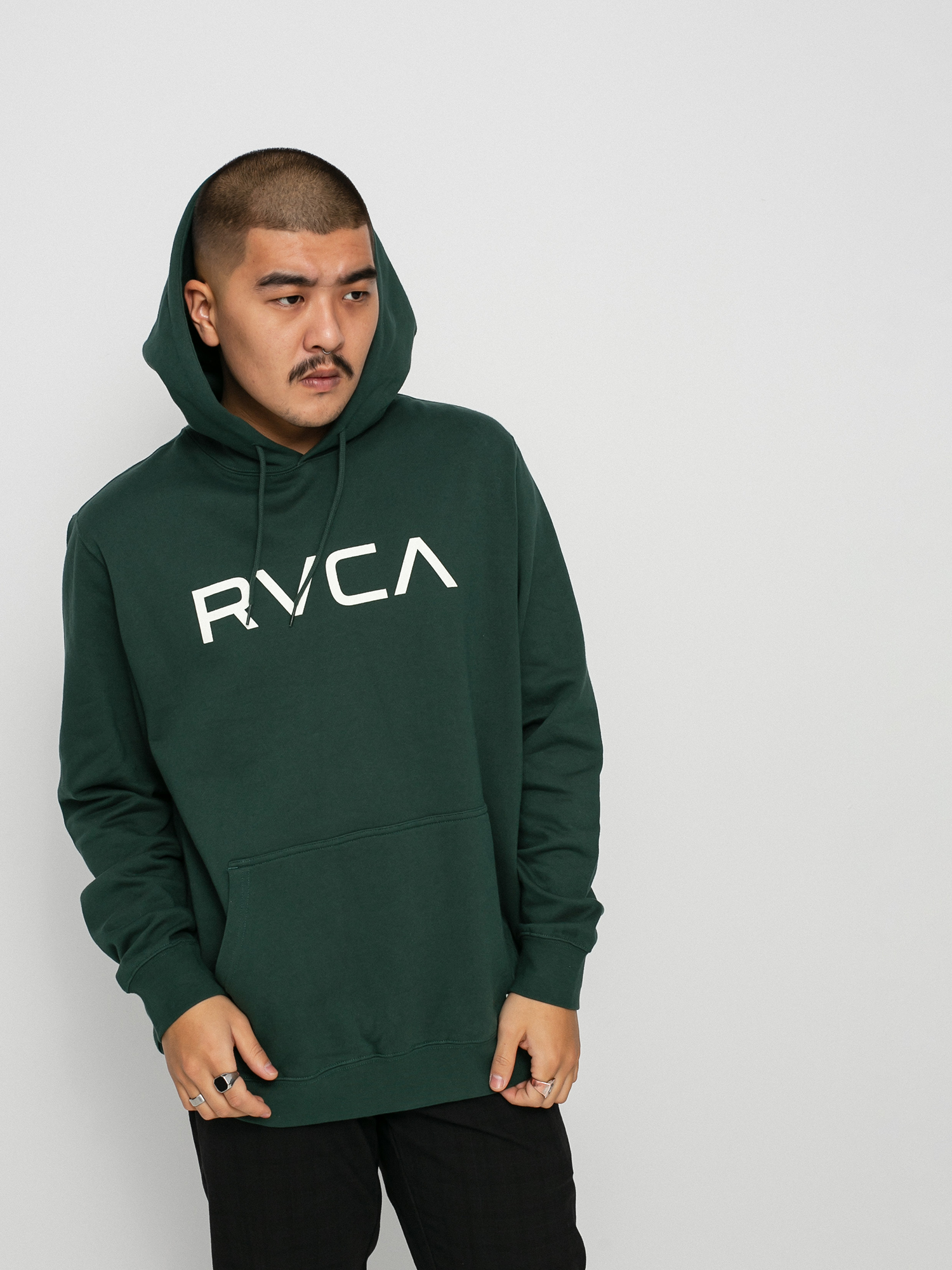 Bluza z kapturem RVCA Big Rvca HD (hunter green)