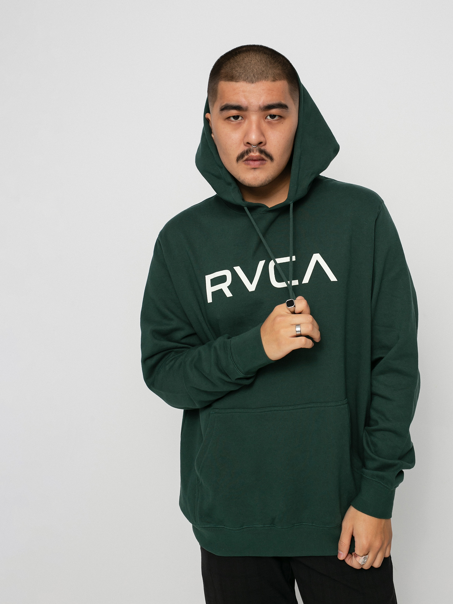 Bluza z kapturem RVCA Big Rvca HD (hunter green)