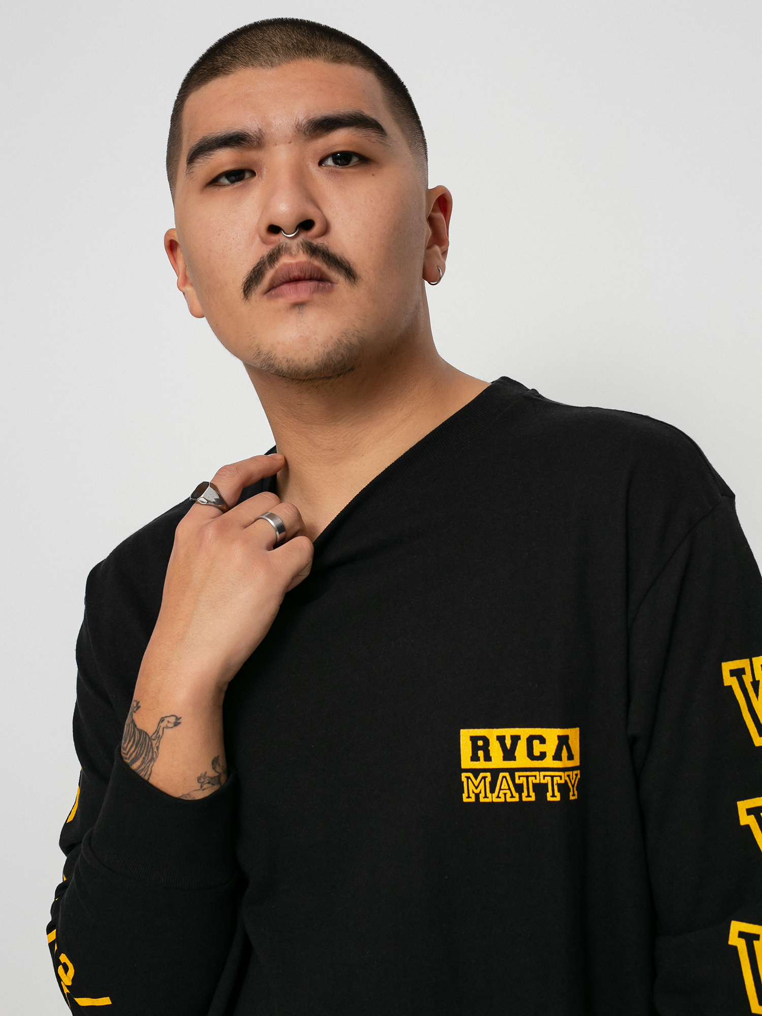 Longsleeve RVCA Glorious Meats (black)