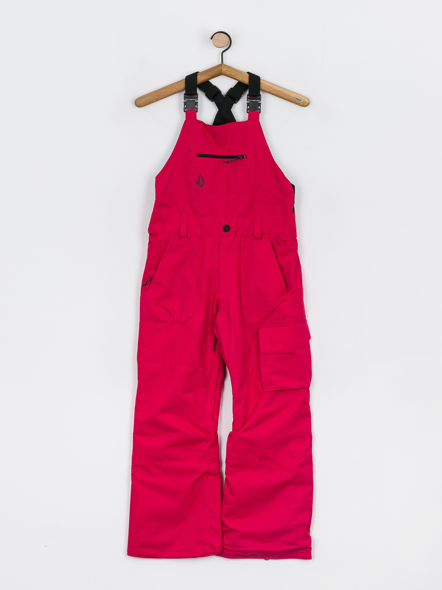 Spodnie snowboardowe Volcom Barkley Bib Overall JR (magenta)