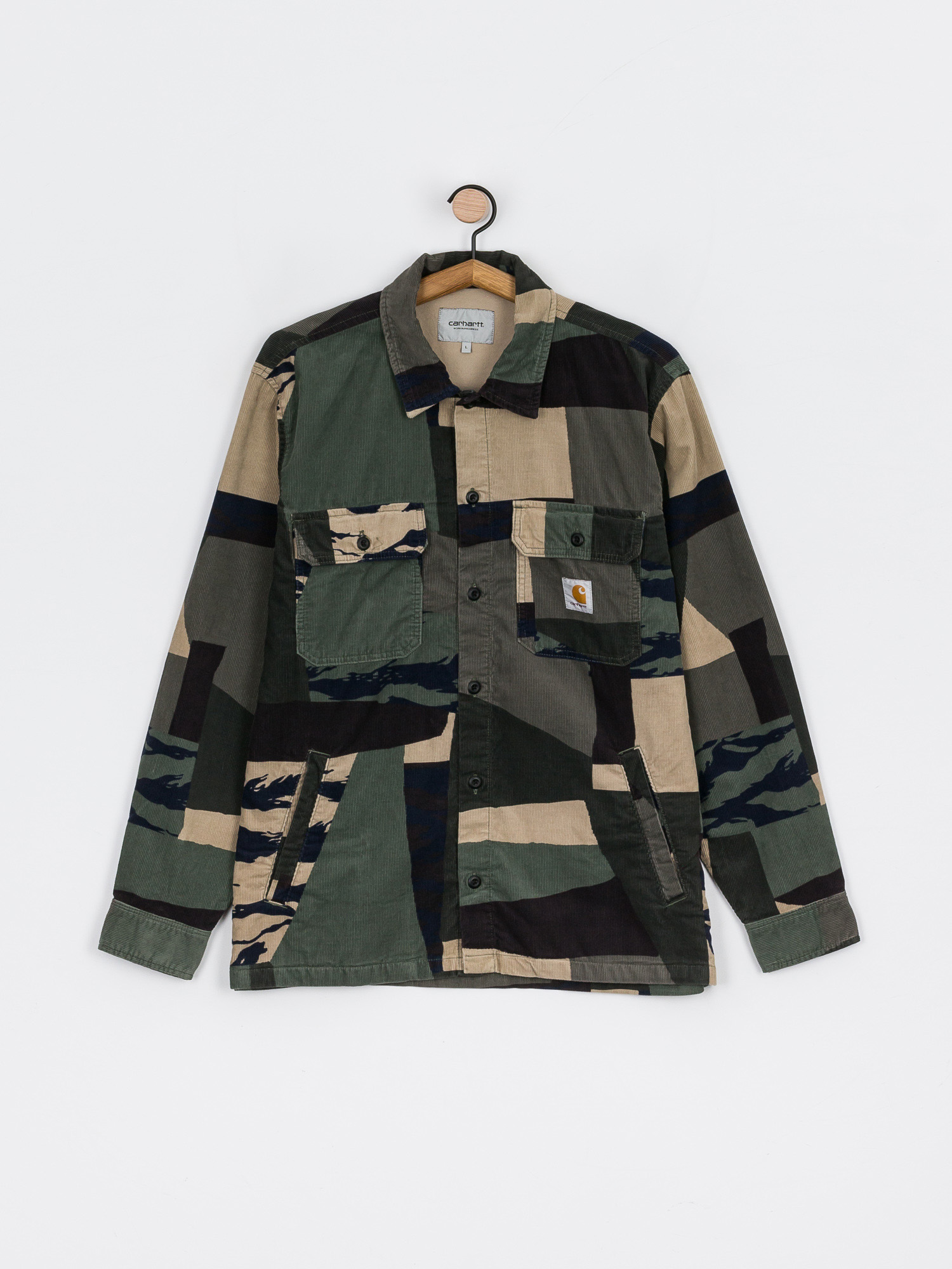 Koszula Carhartt WIP Dixon (camo mend)