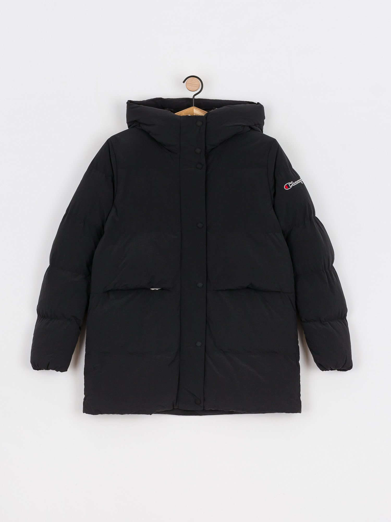 Kurtka Champion Hooded Jacket 114579 Wmn (nbk)