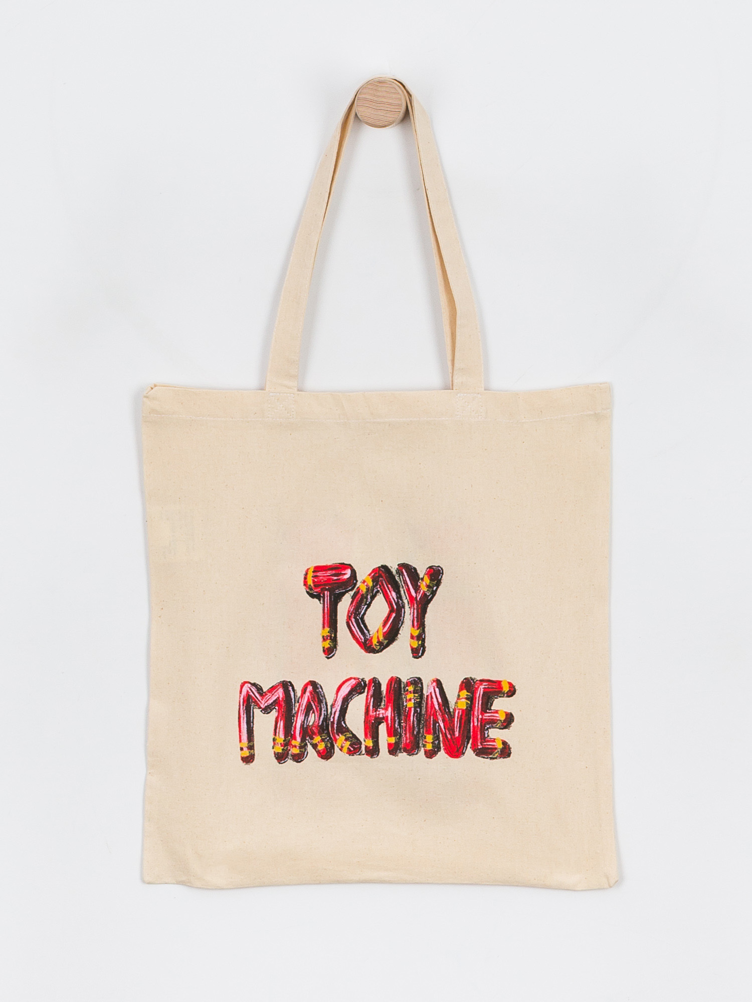 Torba Toy Machine Monster Puppet Tote (natural/red)