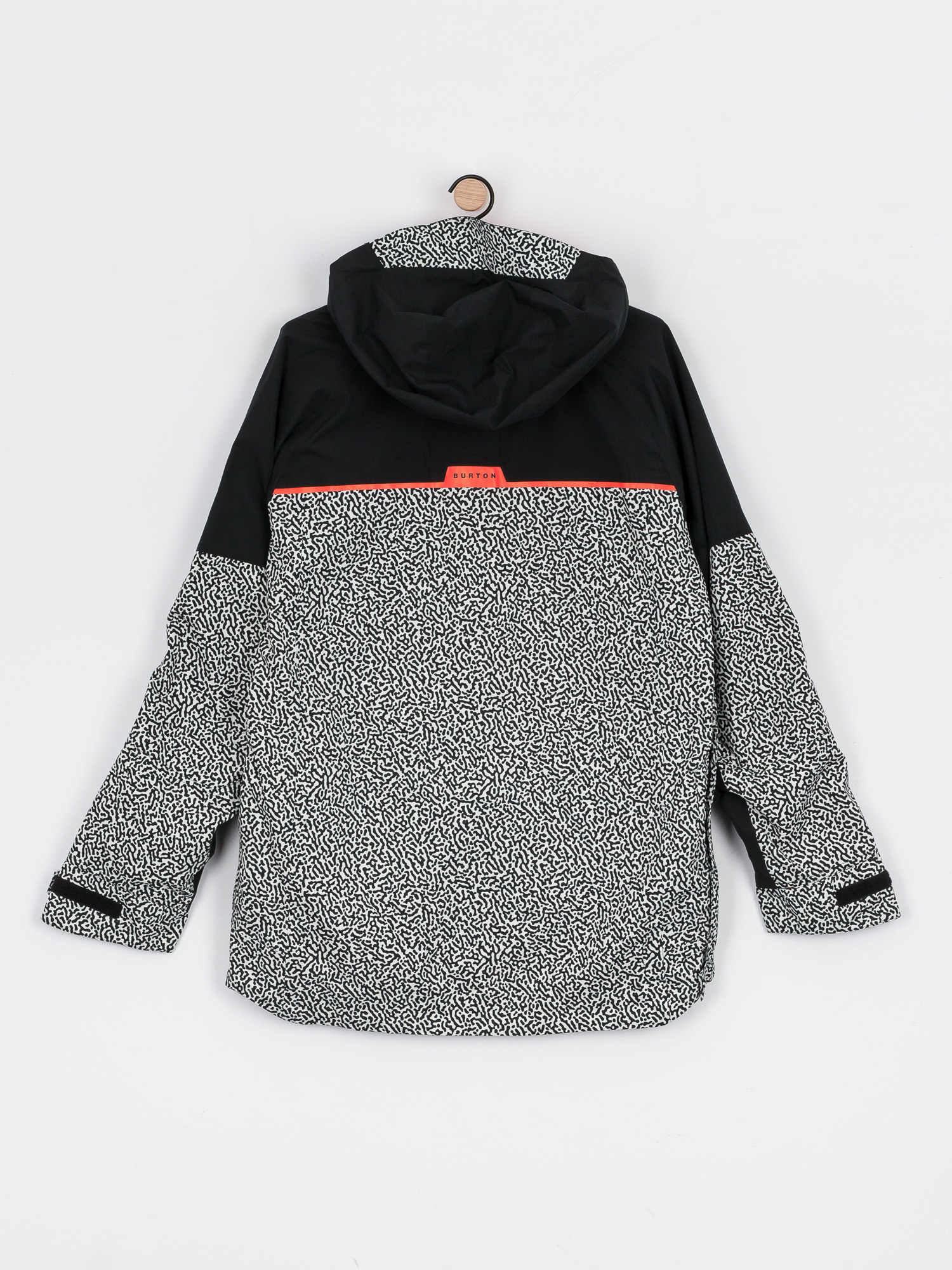 Męska Kurtka snowboardowa Burton Frostner Anorak (true black/pj print)