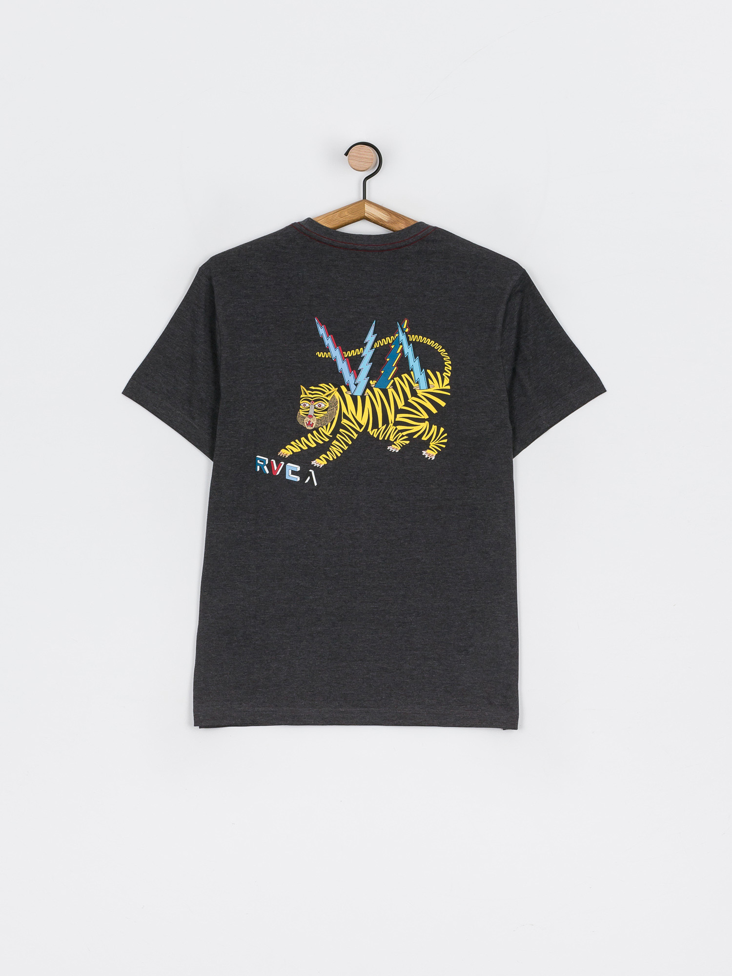 T-shirt RVCA Ml Tiger (dark charcoal)