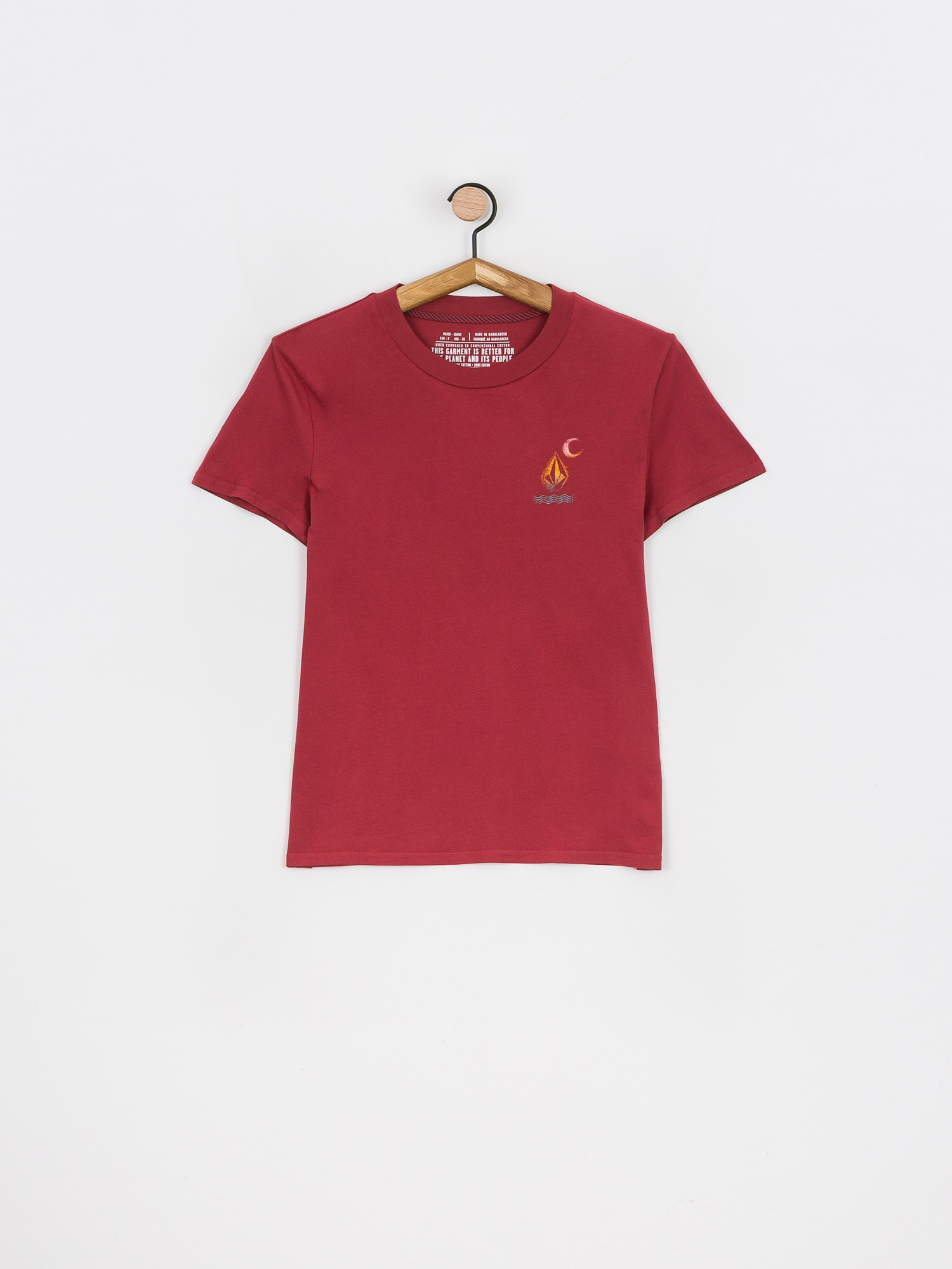 T-shirt Volcom Lock It Up Wmn (bark brown)