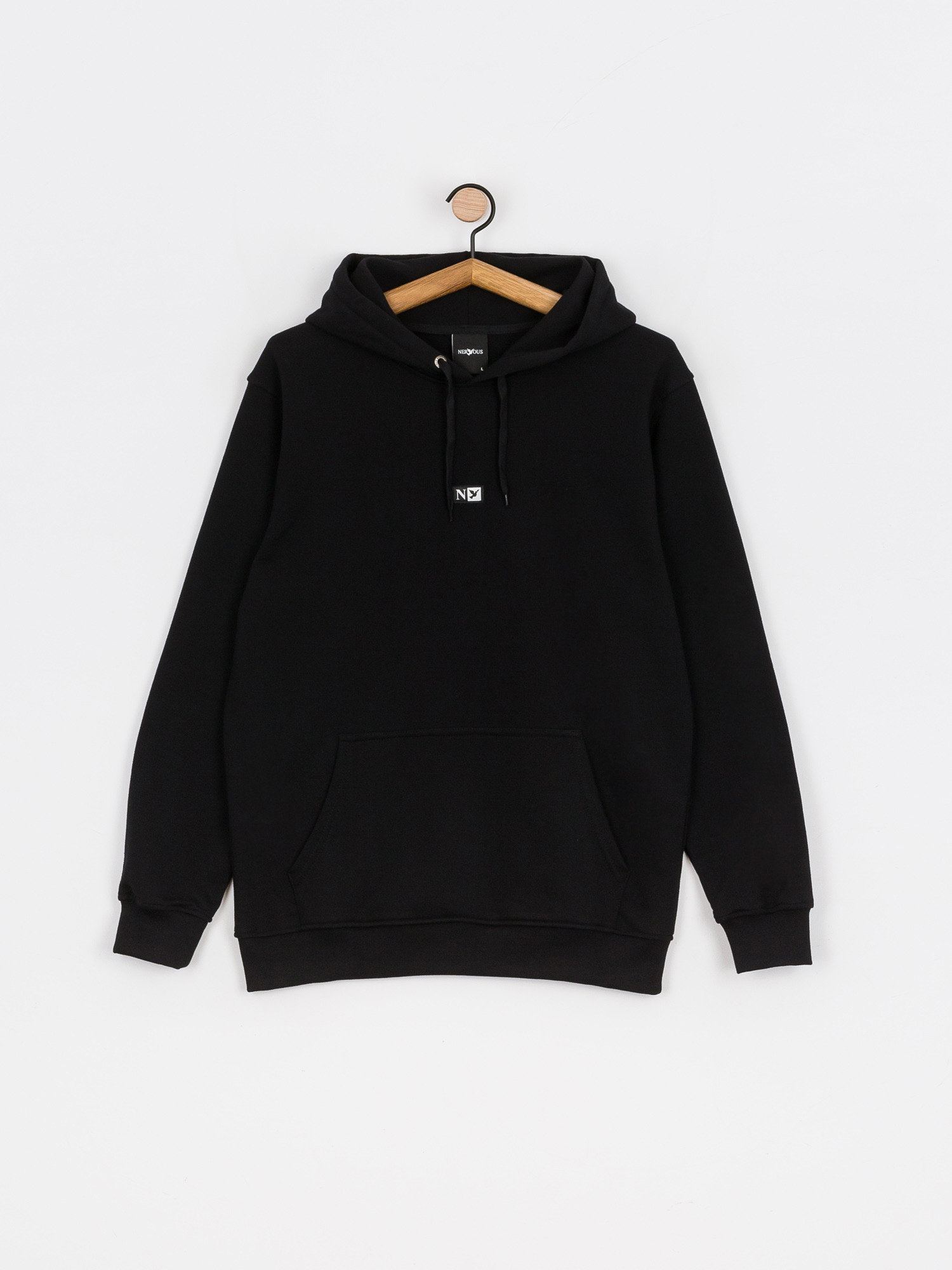 Bluza z kapturem Nervous Initial HD (black)