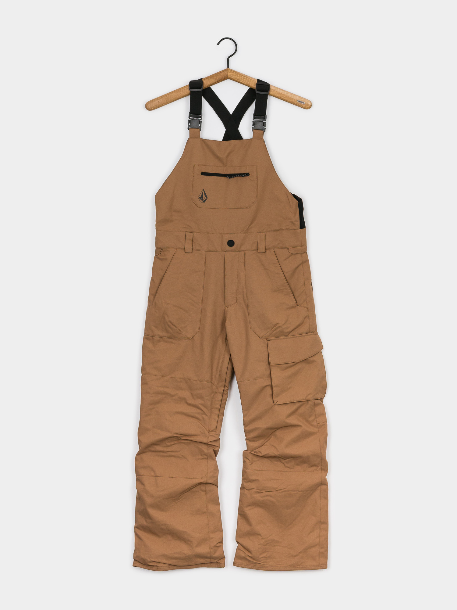 Spodnie snowboardowe Volcom Barkley Bib Overall JR (coffee)