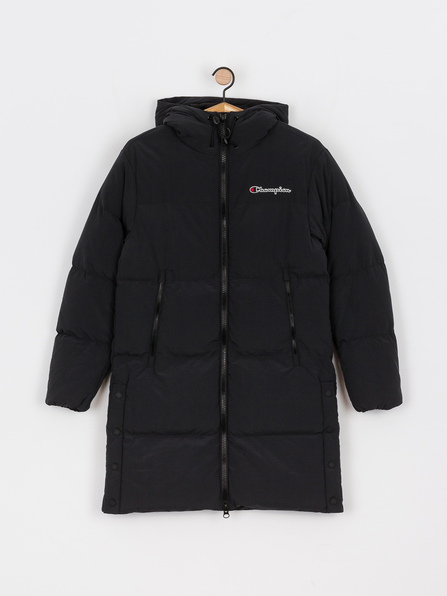 Kurtka Champion Hooded Polyfilled Jacket 114581 Wmn (nbk)