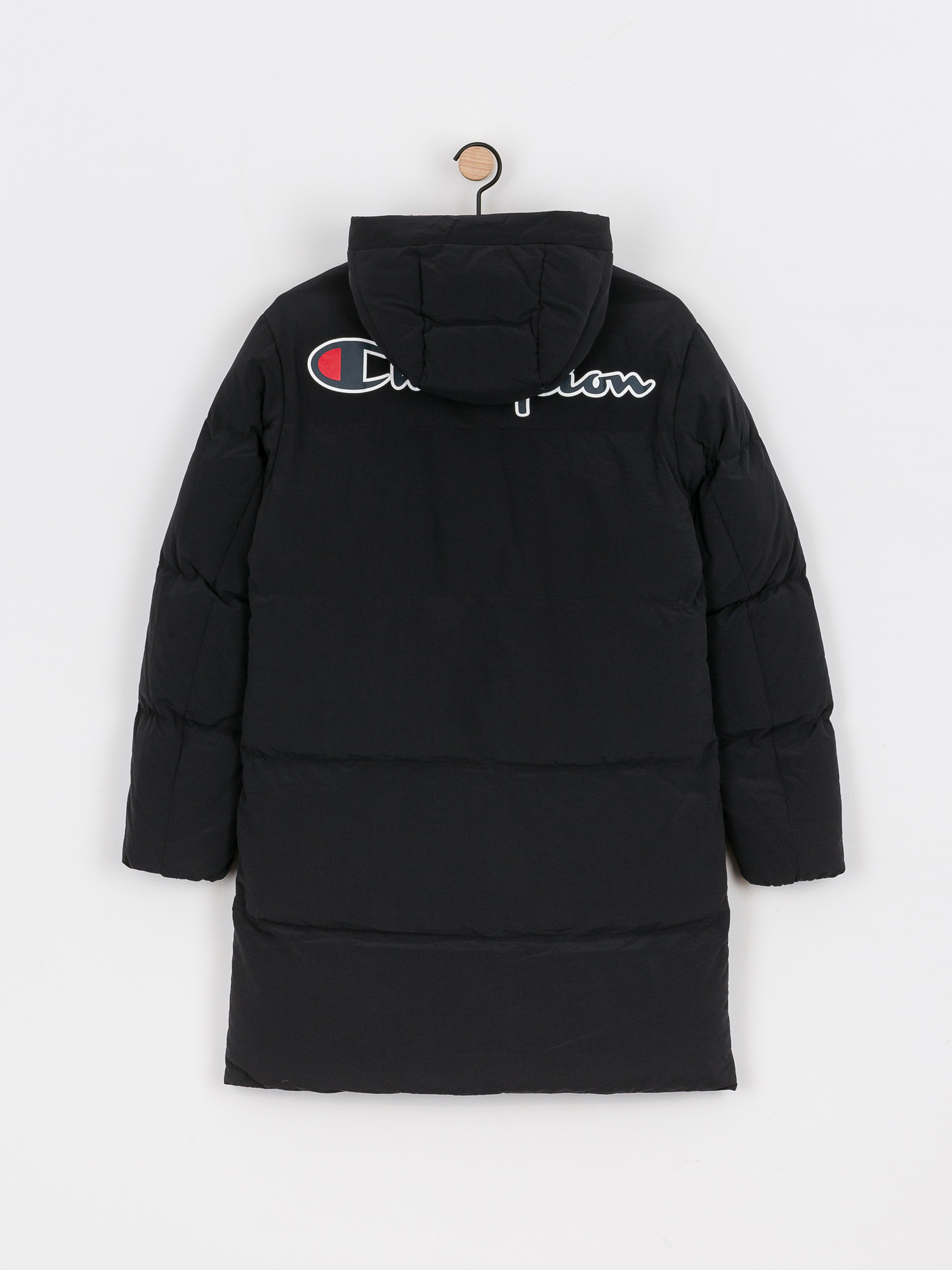 Kurtka Champion Hooded Polyfilled Jacket 114581 Wmn (nbk)