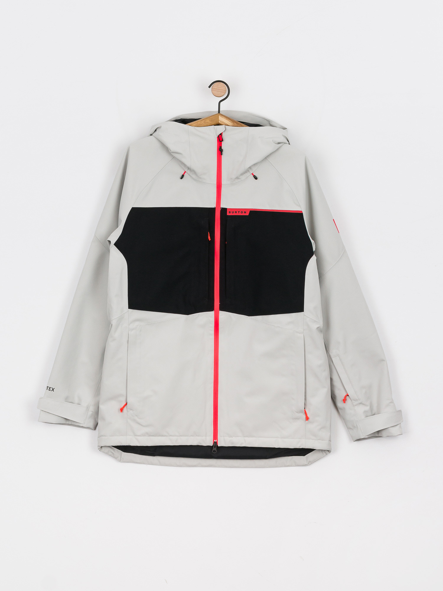 Męska Kurtka snowboardowa Burton Gore Tex 2L Pillowline (lunar gray/true black)