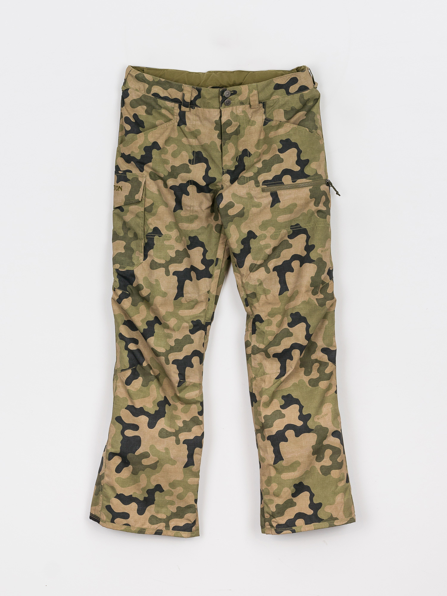 Męskie Spodnie snowboardowe Burton Insulated Covert (martini olive terra camo)
