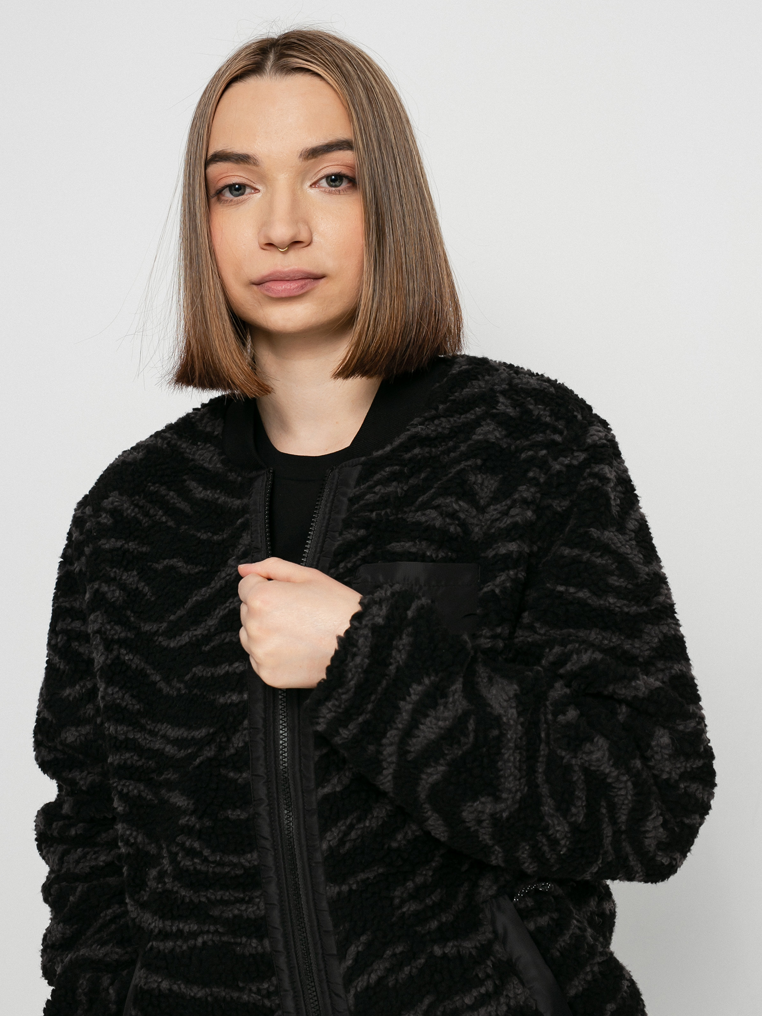 Kurtka Volcom Reversible Polar Wmn (white tiger)