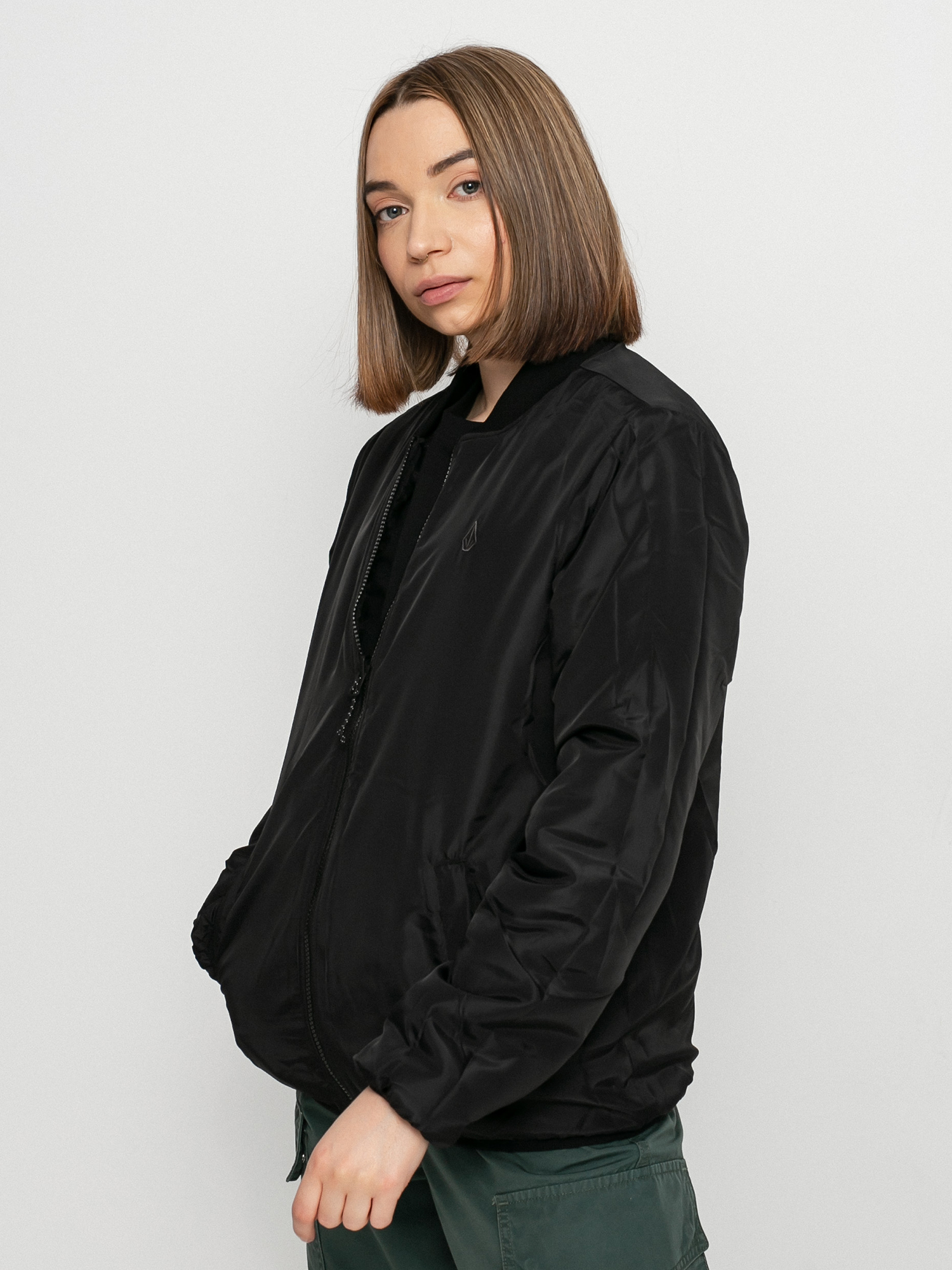 Kurtka Volcom Reversible Polar Wmn (white tiger)