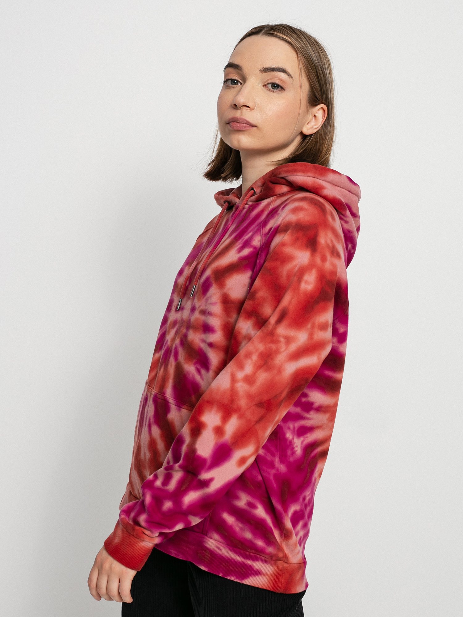 Bluza z kapturem Volcom Iconic Stone HD Wmn (auburn)