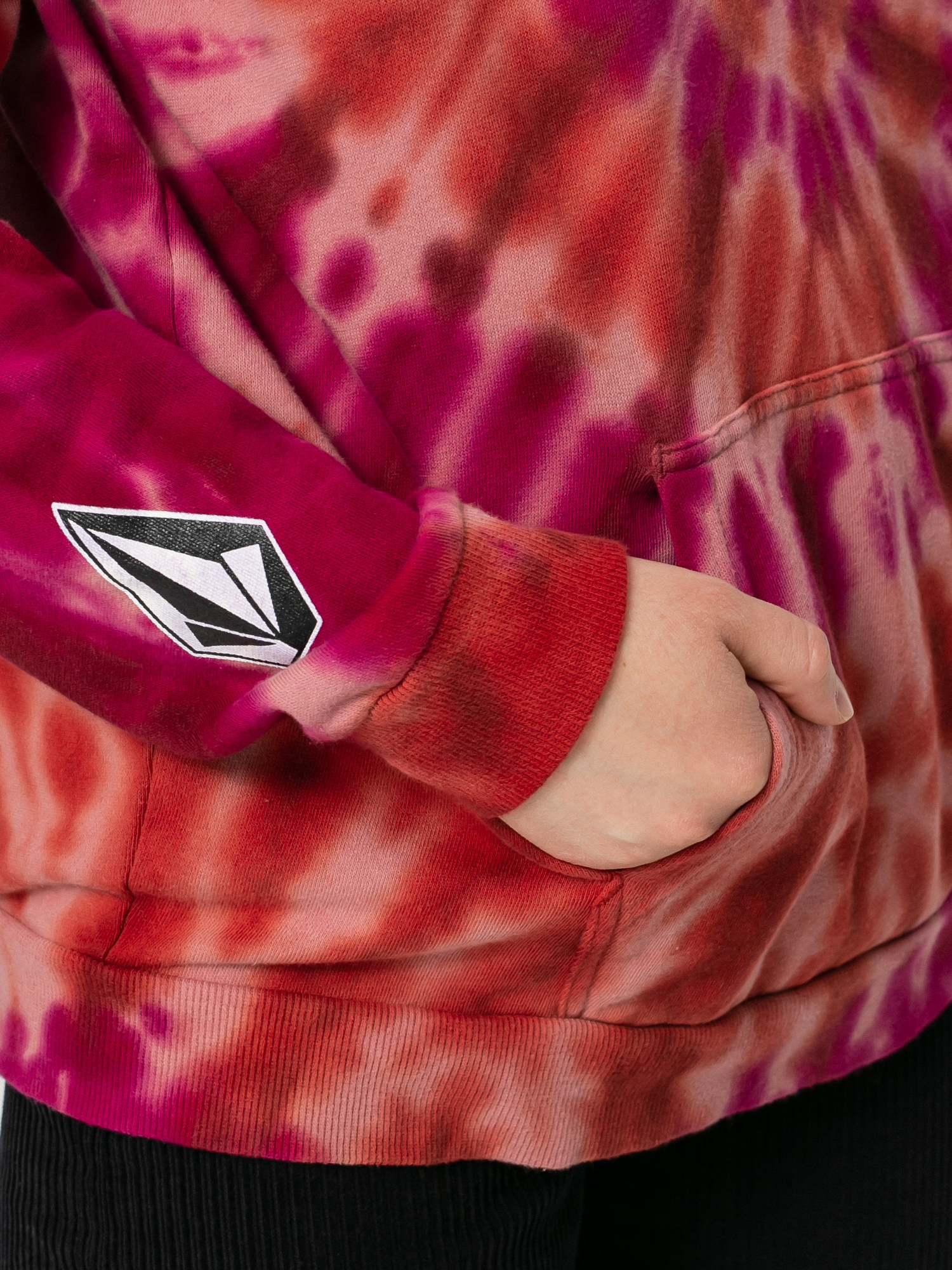 Bluza z kapturem Volcom Iconic Stone HD Wmn (auburn)
