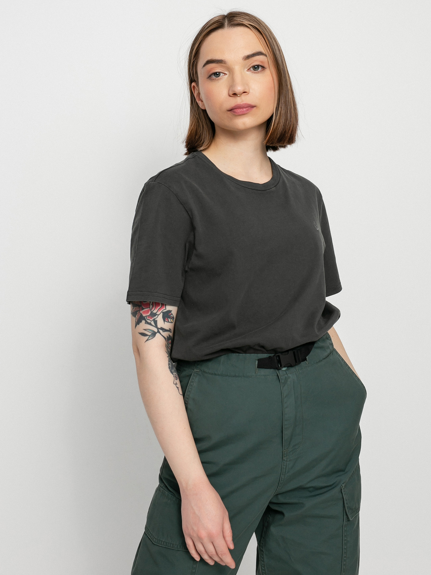 T-shirt Volcom Solid Stone Emb Wmn (black)