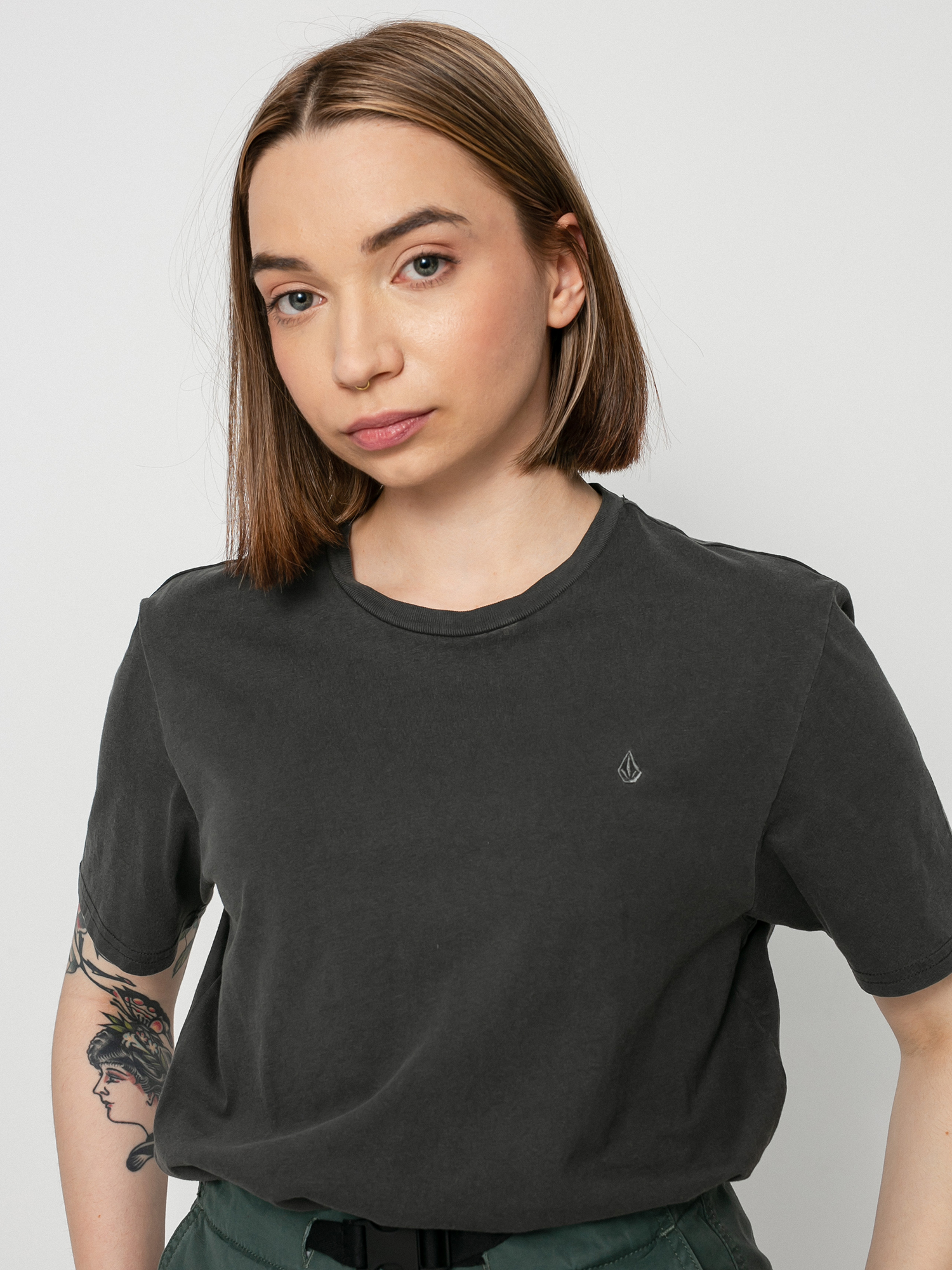 T-shirt Volcom Solid Stone Emb Wmn (black)