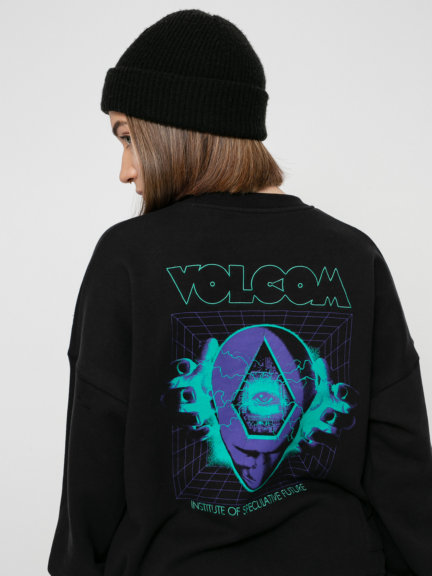 Bluza Volcom M. Loeffler Fa Crew Wmn (black)