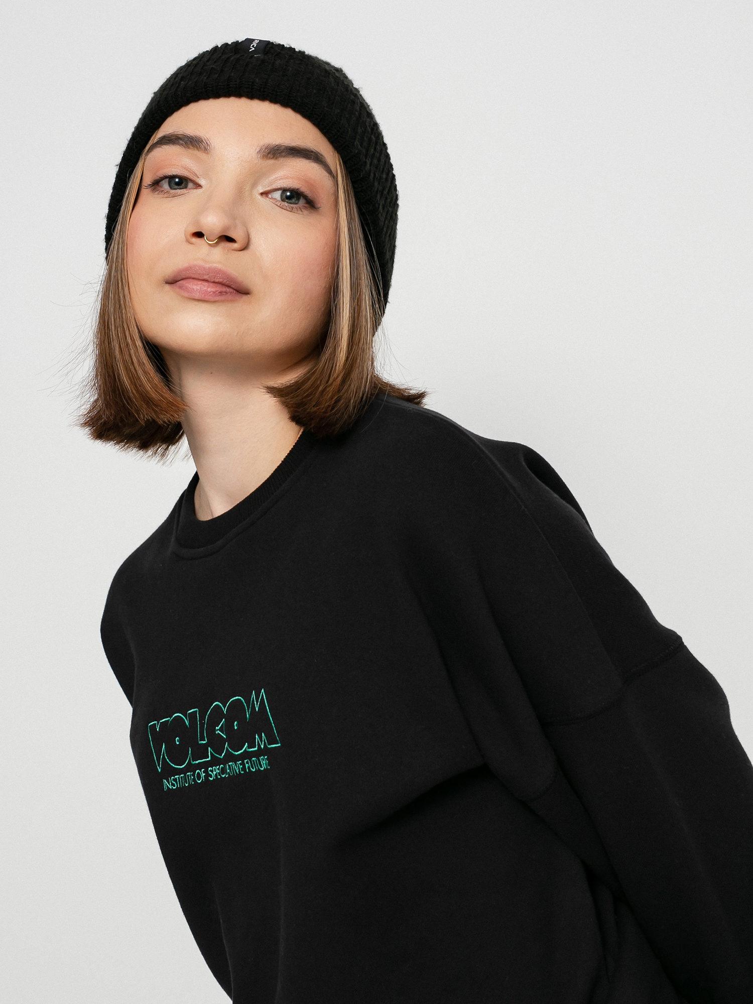Bluza Volcom M. Loeffler Fa Crew Wmn (black)