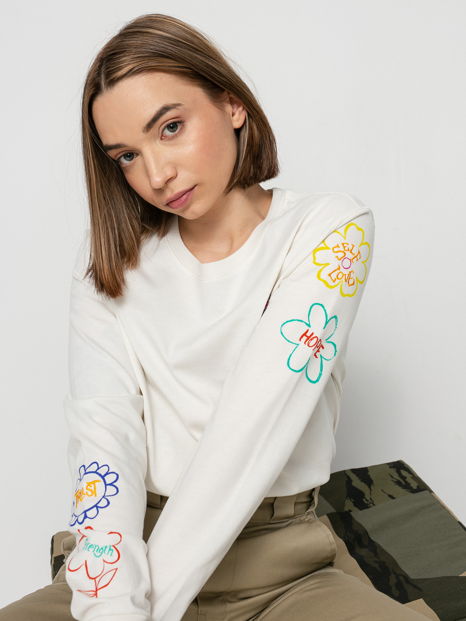 Longsleeve Vans Cultivate Care Wmn (marshmallow)