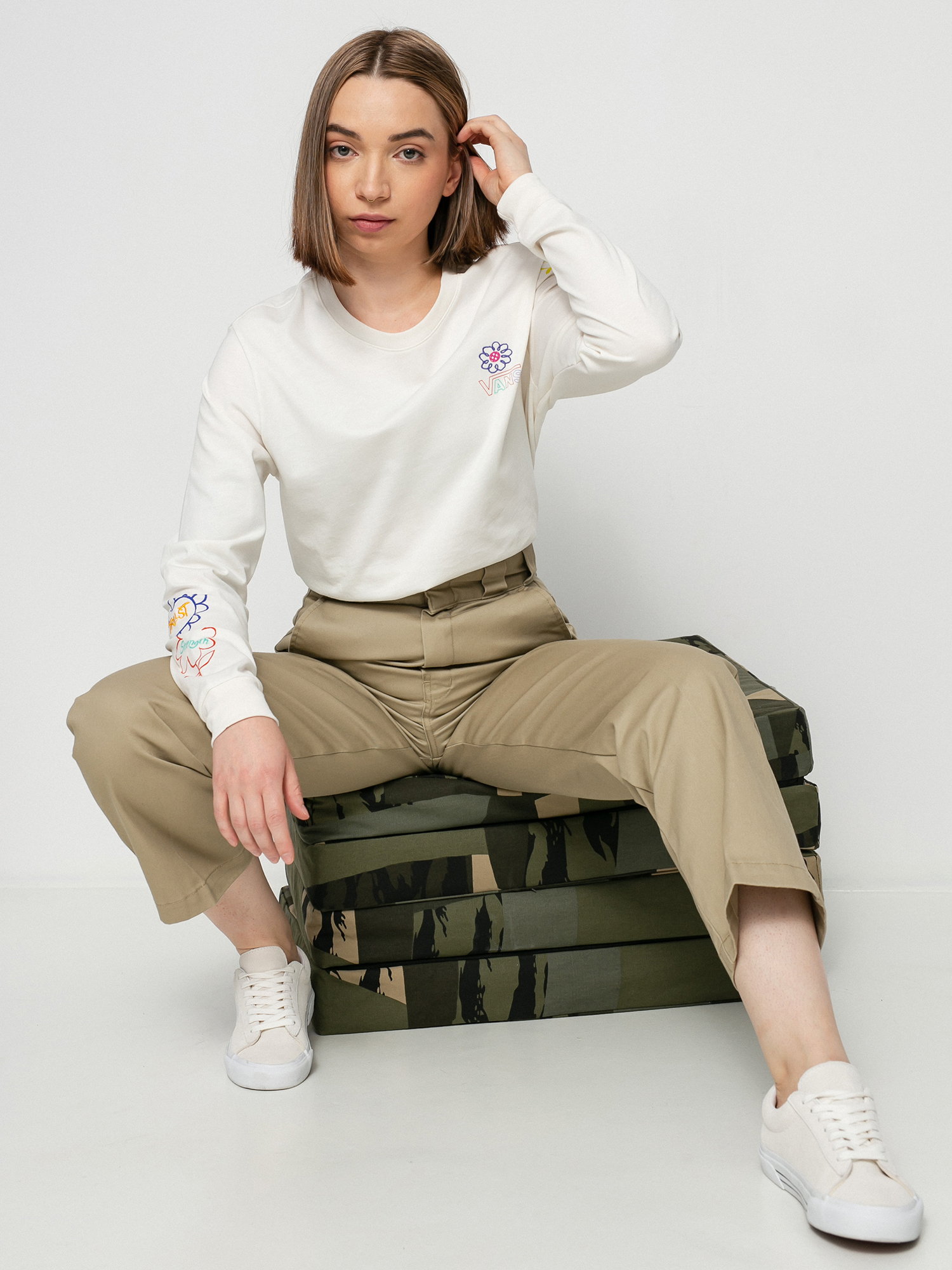 Longsleeve Vans Cultivate Care Wmn (marshmallow)