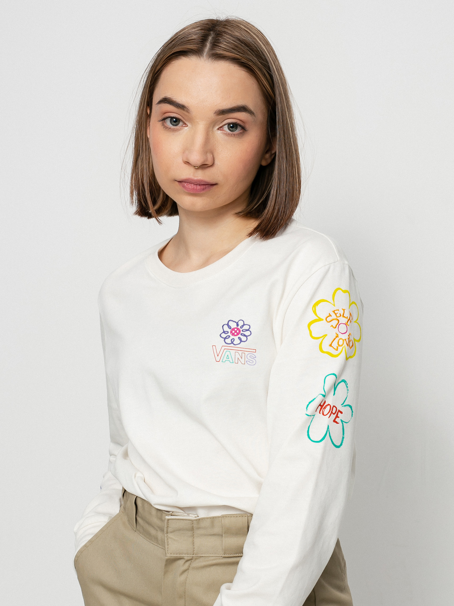 Longsleeve Vans Cultivate Care Wmn (marshmallow)