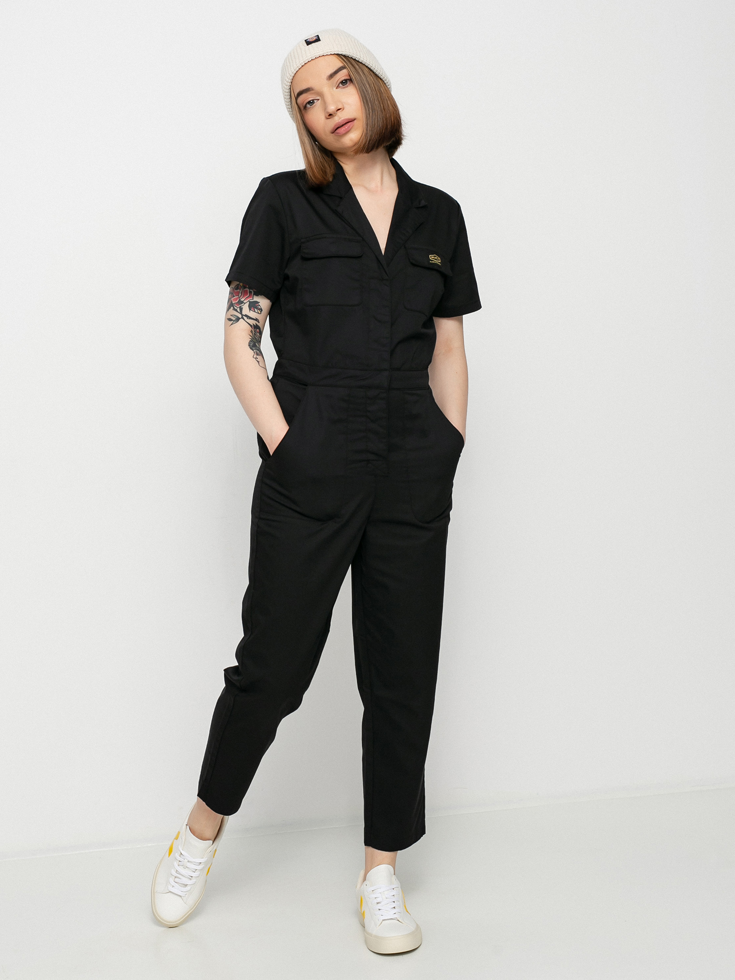 Damski Kombinezon RVCA Recession Jumpsuit (rvca black)