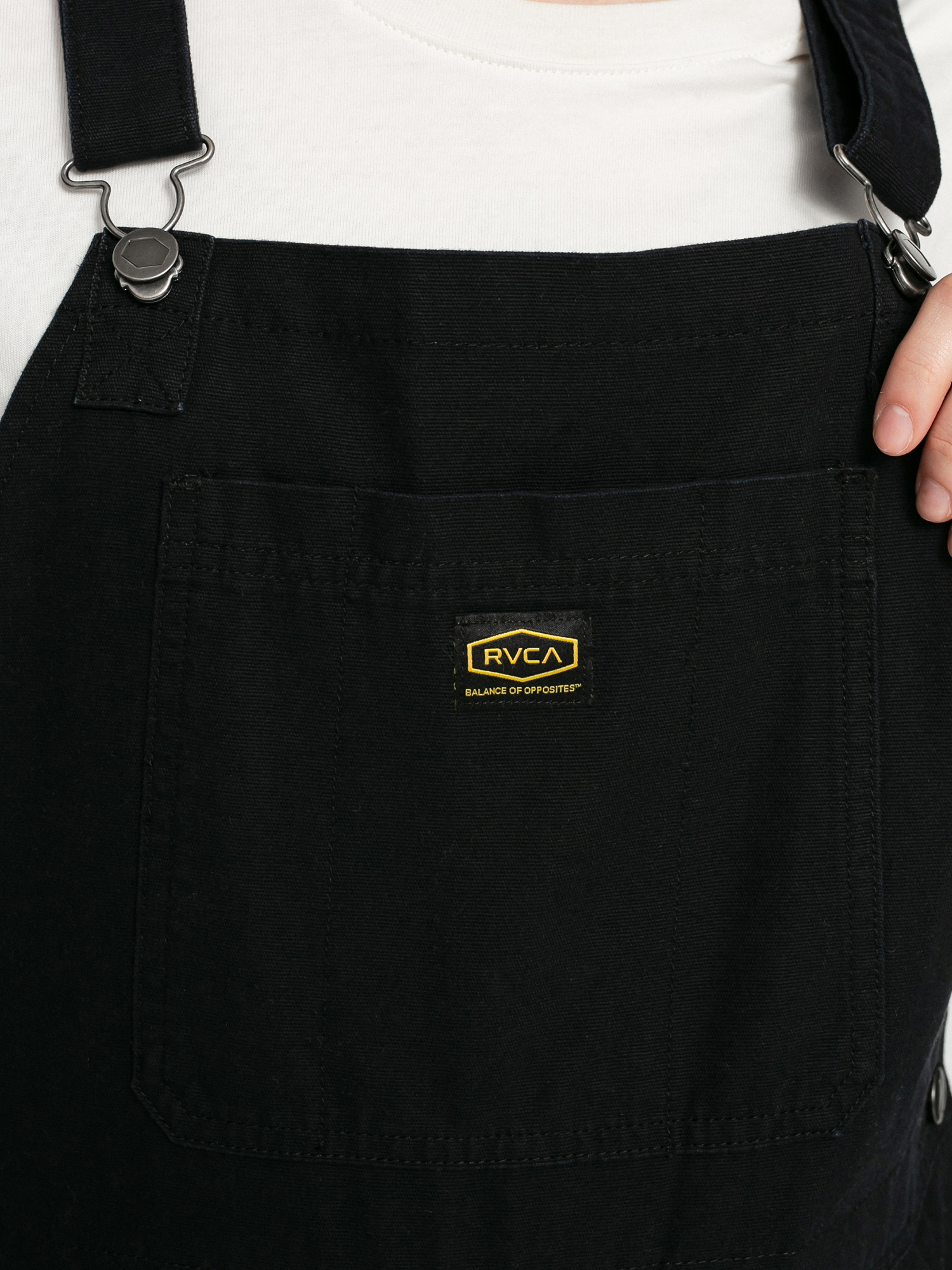 Ogrodniczki RVCA Recession Overall Wmn (true black)