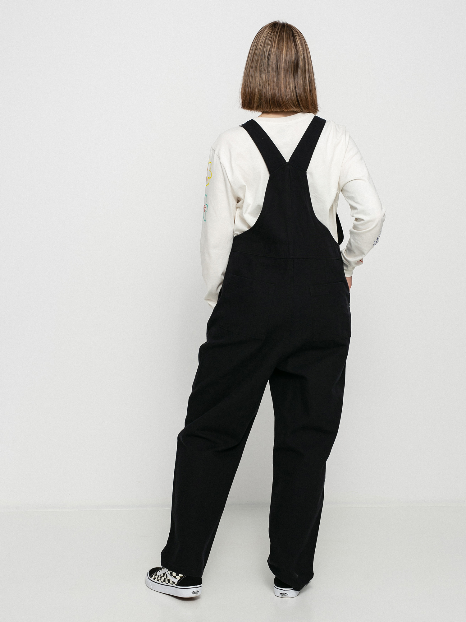 Ogrodniczki RVCA Recession Overall Wmn (true black)