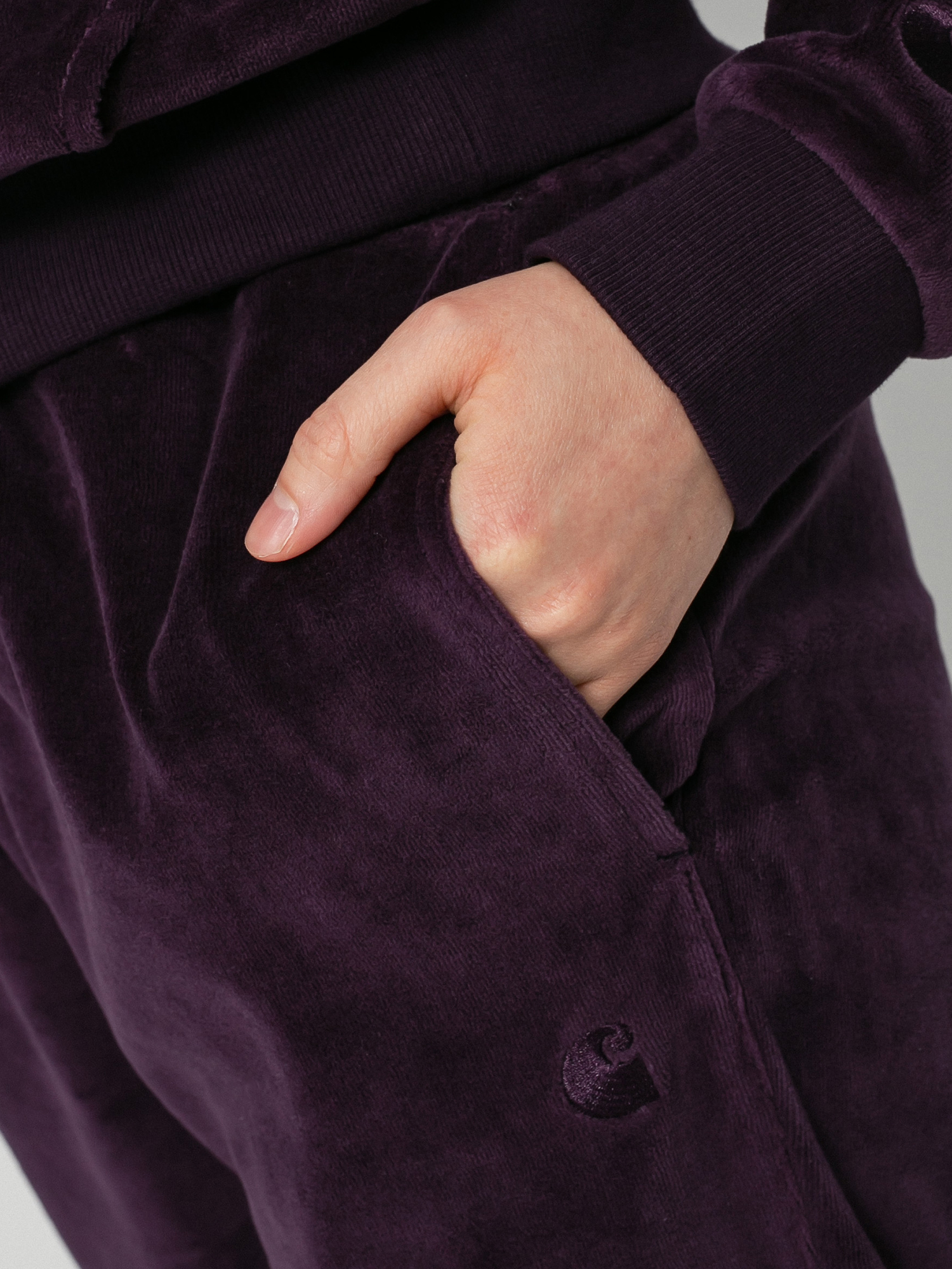 Spodnie Carhartt WIP Silverton Sweat Wmn (dark iris)