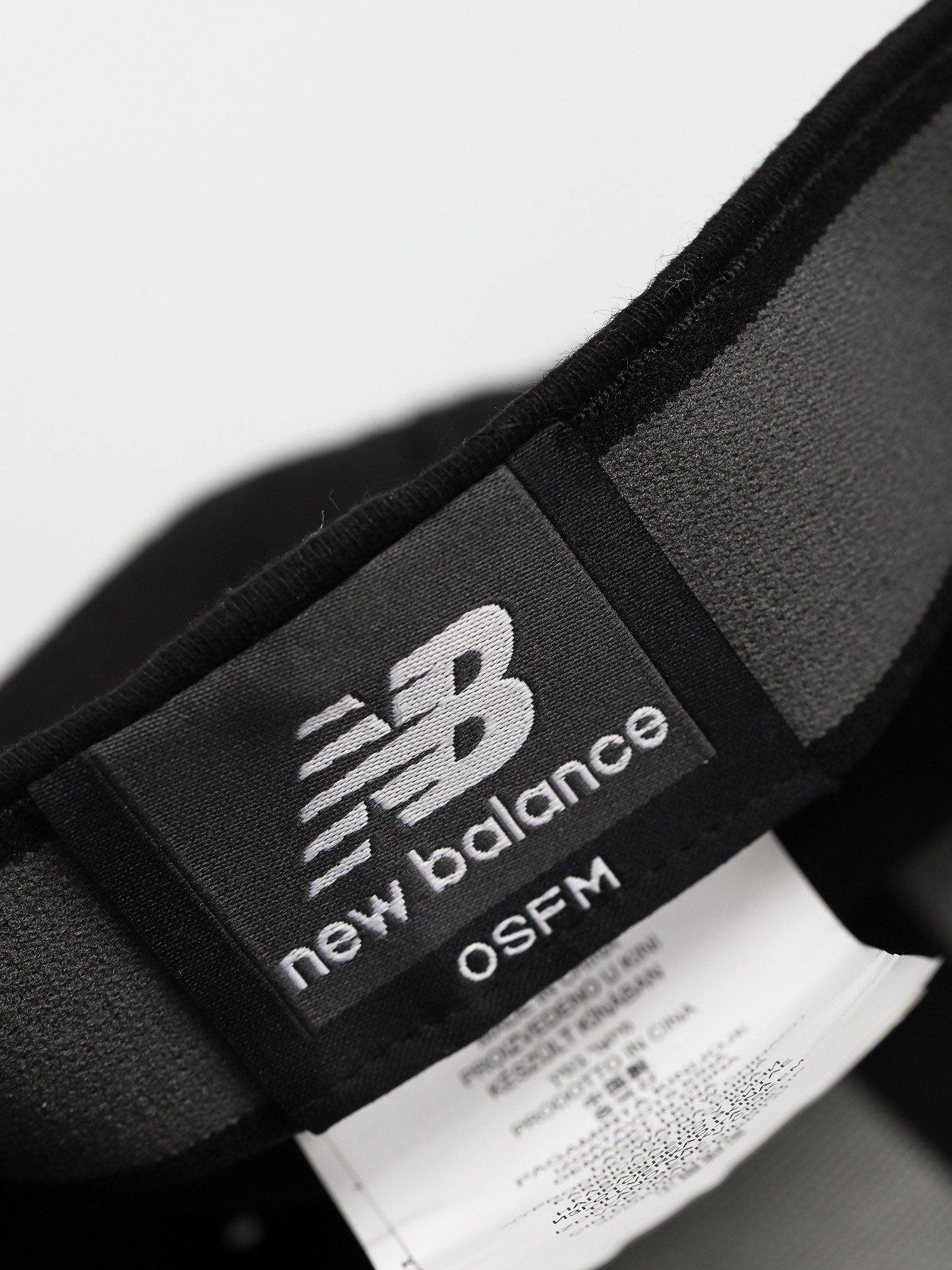 Czapka z daszkiem New Balance NBF Team (black)