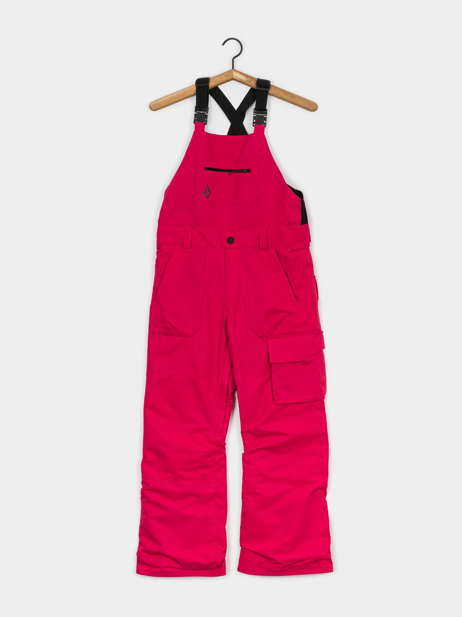 Spodnie snowboardowe Volcom Barkley Bib Overall JR (magenta)