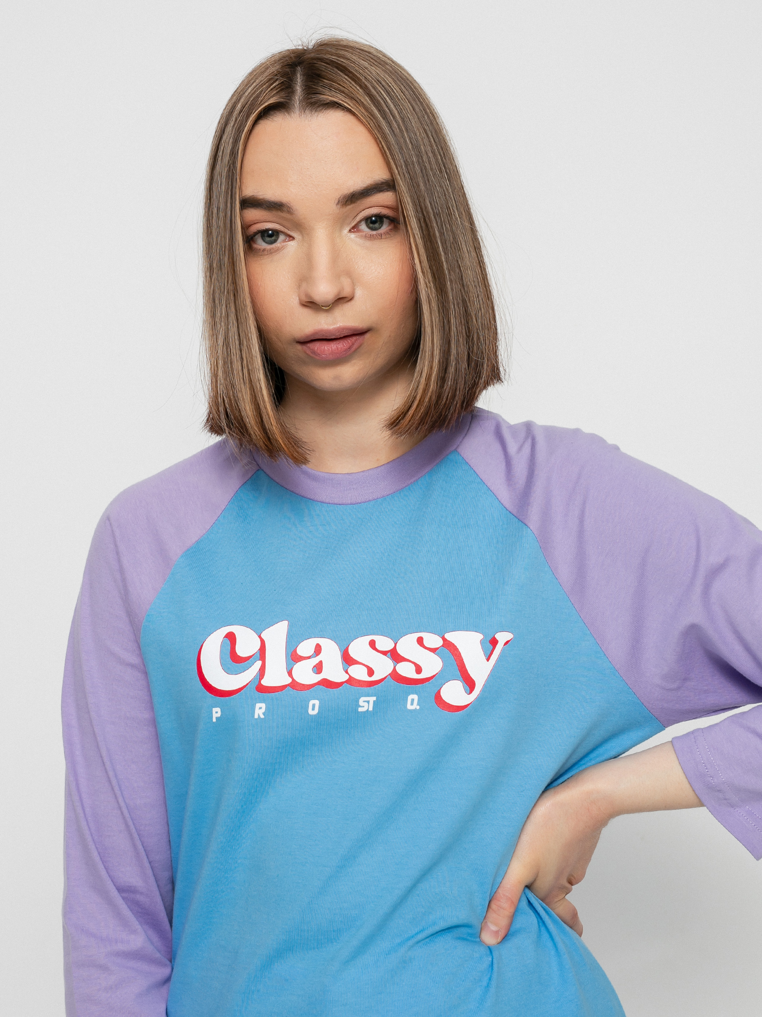 Longsleeve Prosto Messie Wmn (soft blue)