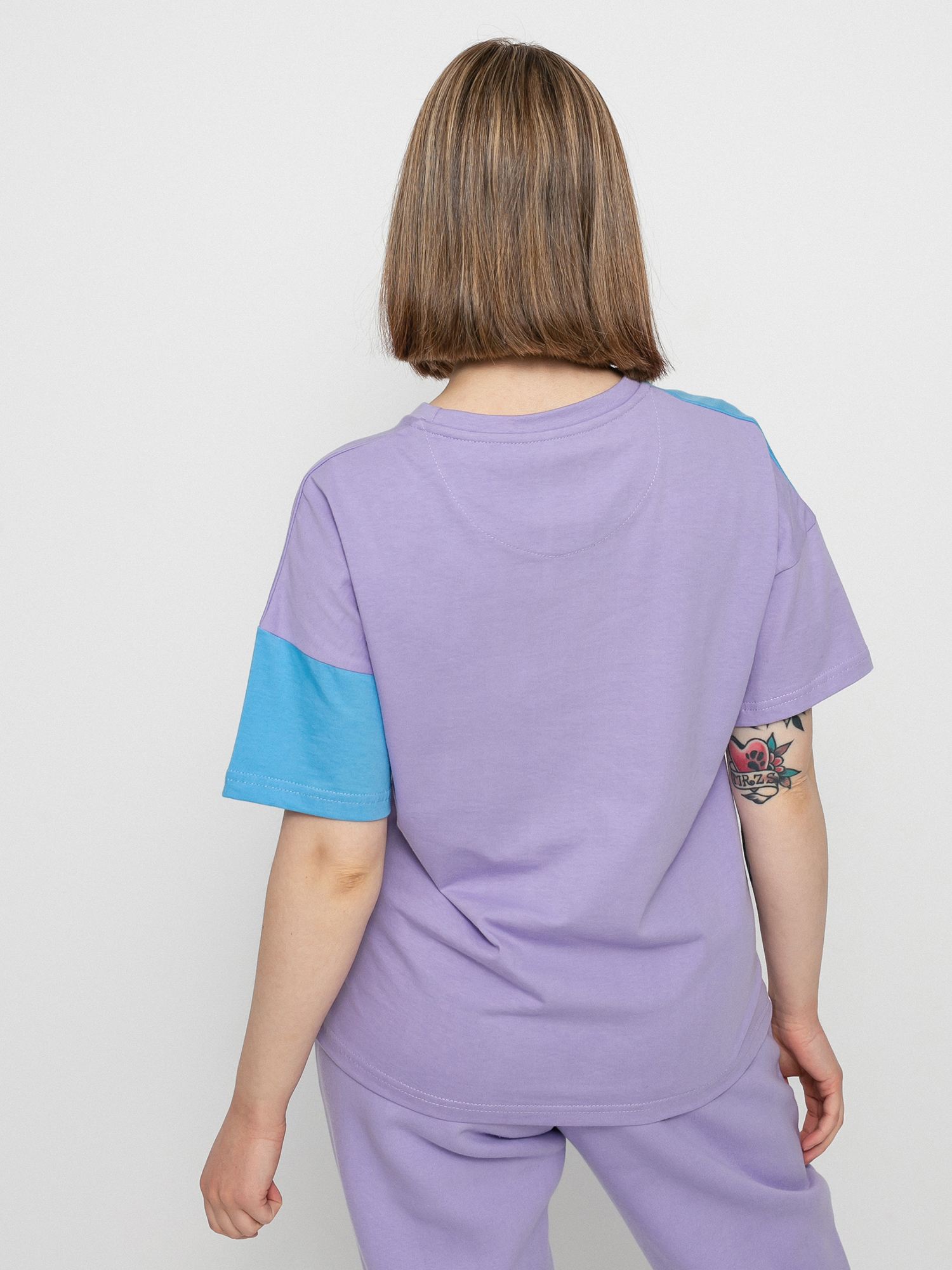 T-shirt Prosto Mousse Wmn (violet/soft blue)