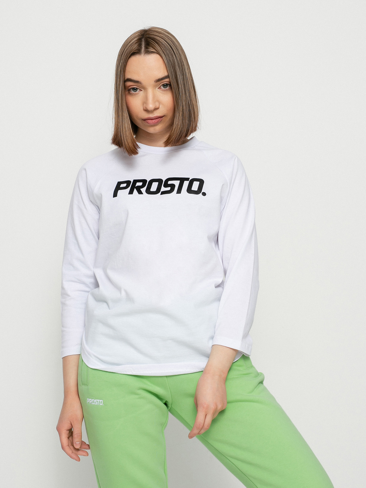Longsleeve Prosto Bazik Wmn (white)