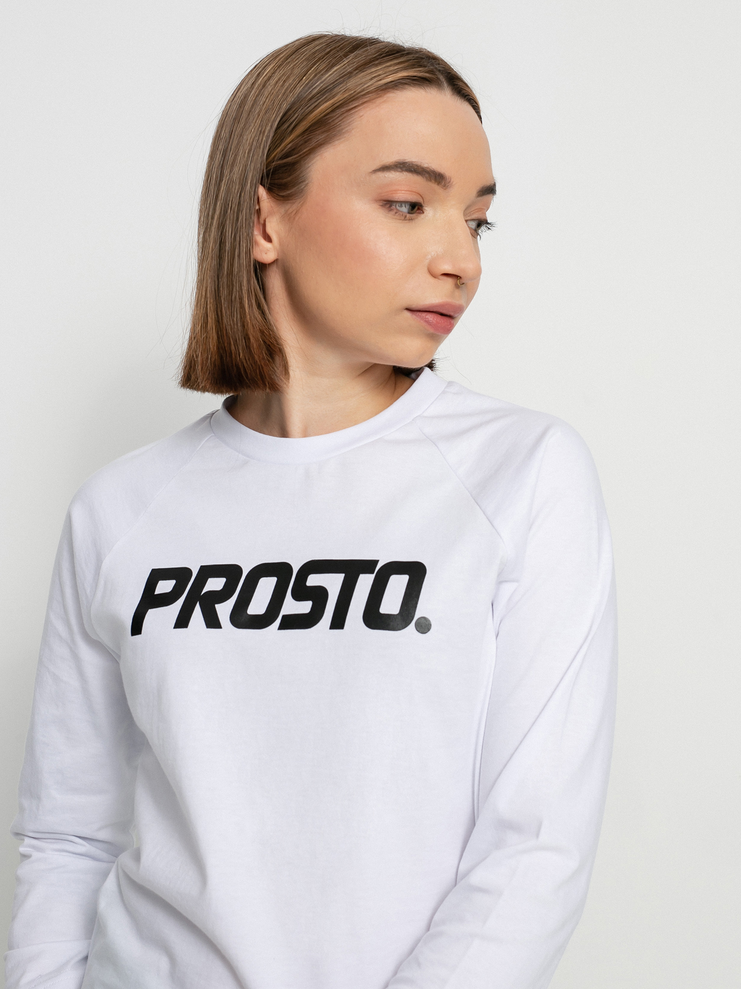 Longsleeve Prosto Bazik Wmn (white)