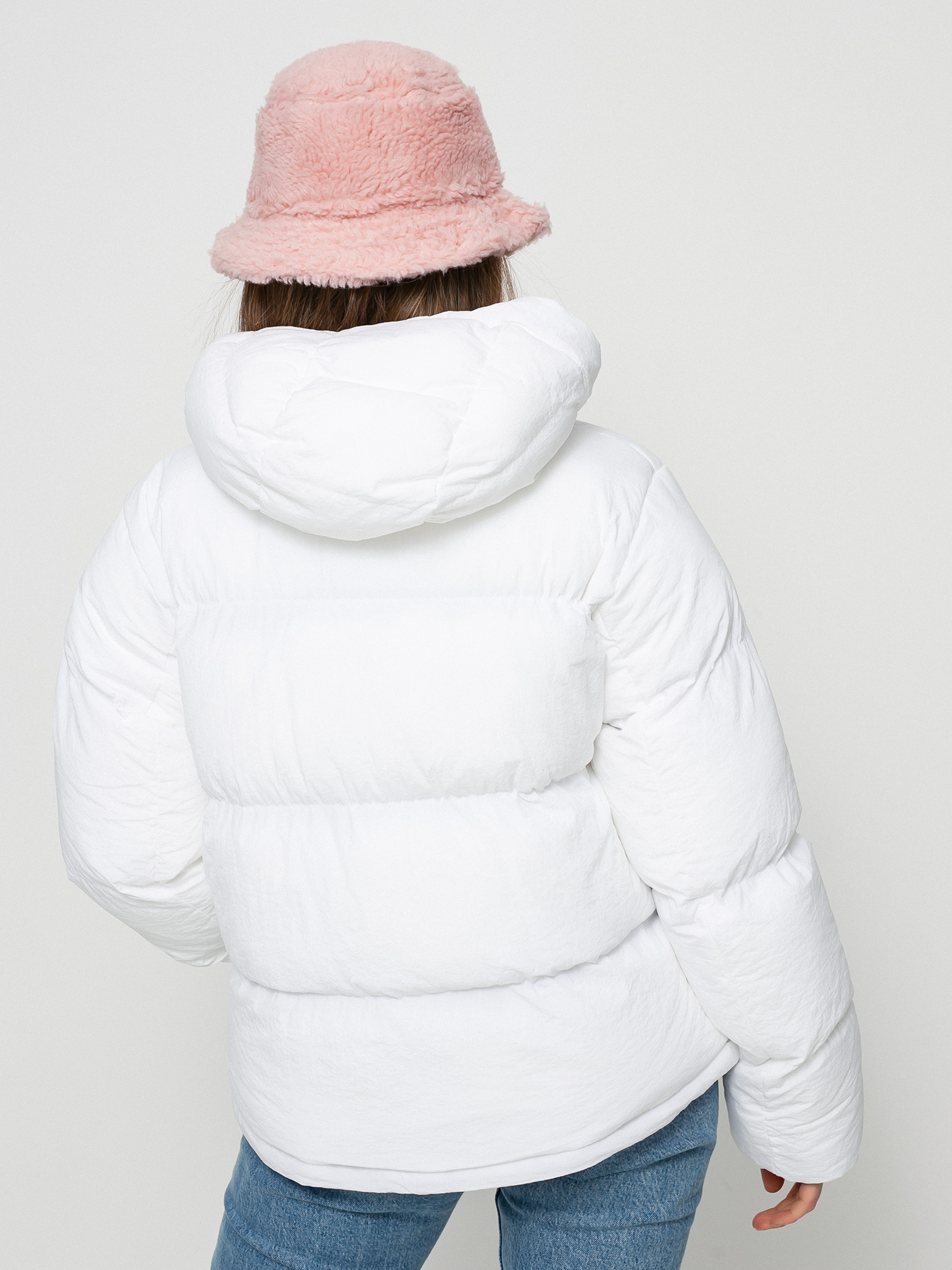 Kurtka Champion Hooded Jacket 114577 Wmn (wht)