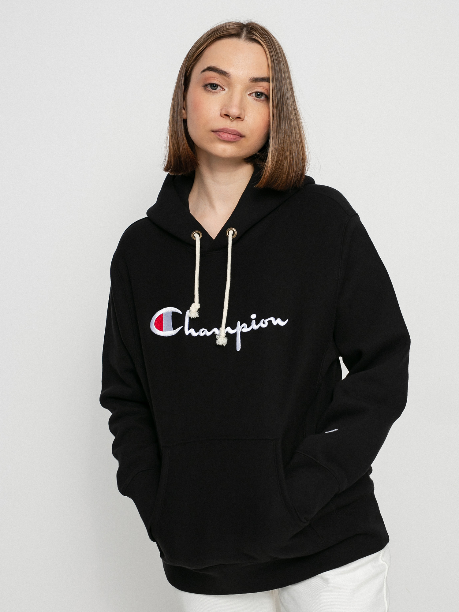 Bluza z kapturem Champion Sweatshirt HD 114788 Wmn (nbk)