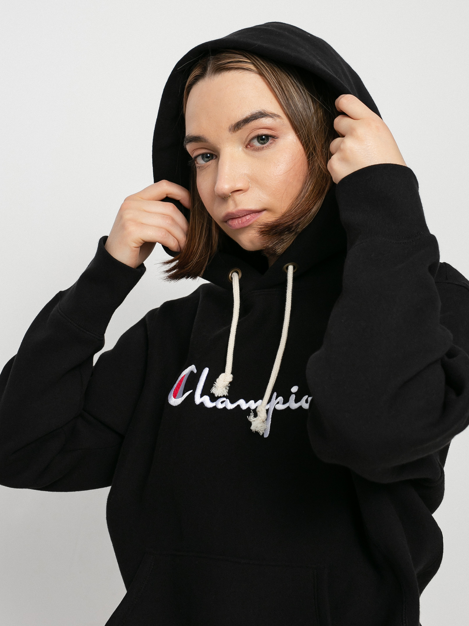 Bluza z kapturem Champion Sweatshirt HD 114788 Wmn (nbk)