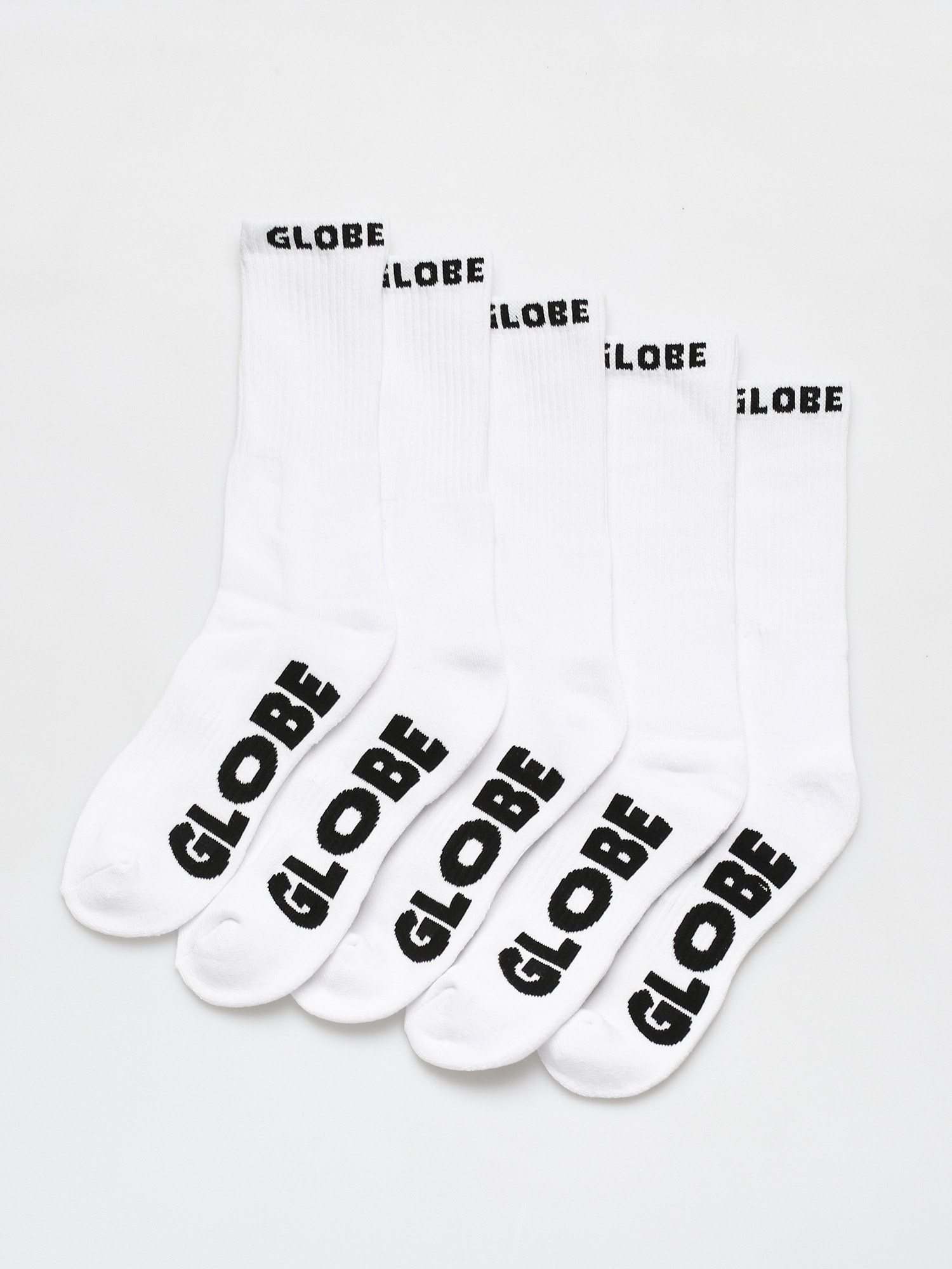 Skarpetki Globe Whiteout 5 Pack (white)