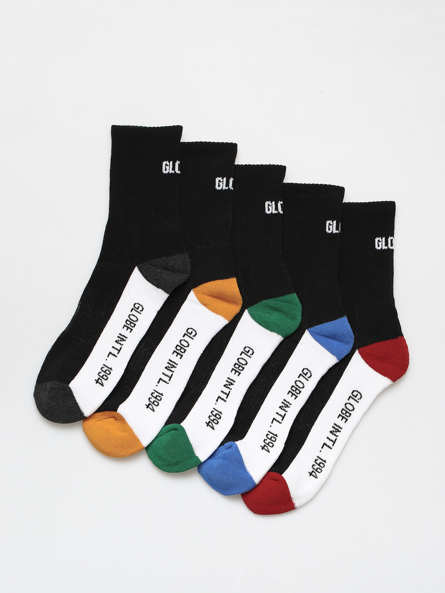 Skarpetki Globe Prime Crew 5 Pack (black)