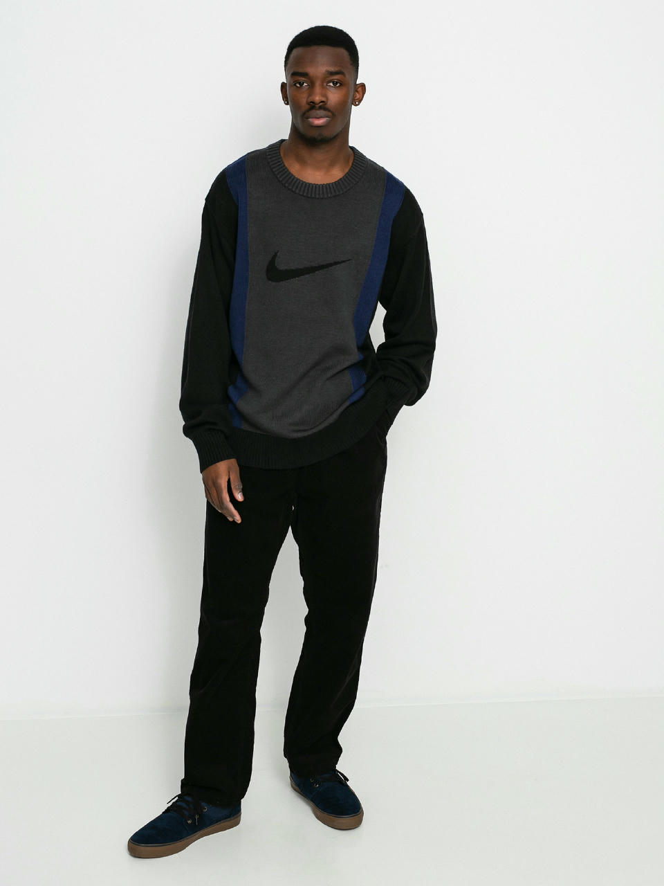 Sweter Nike SB Sweater (black/dk smoke grey/midnight navy/black)