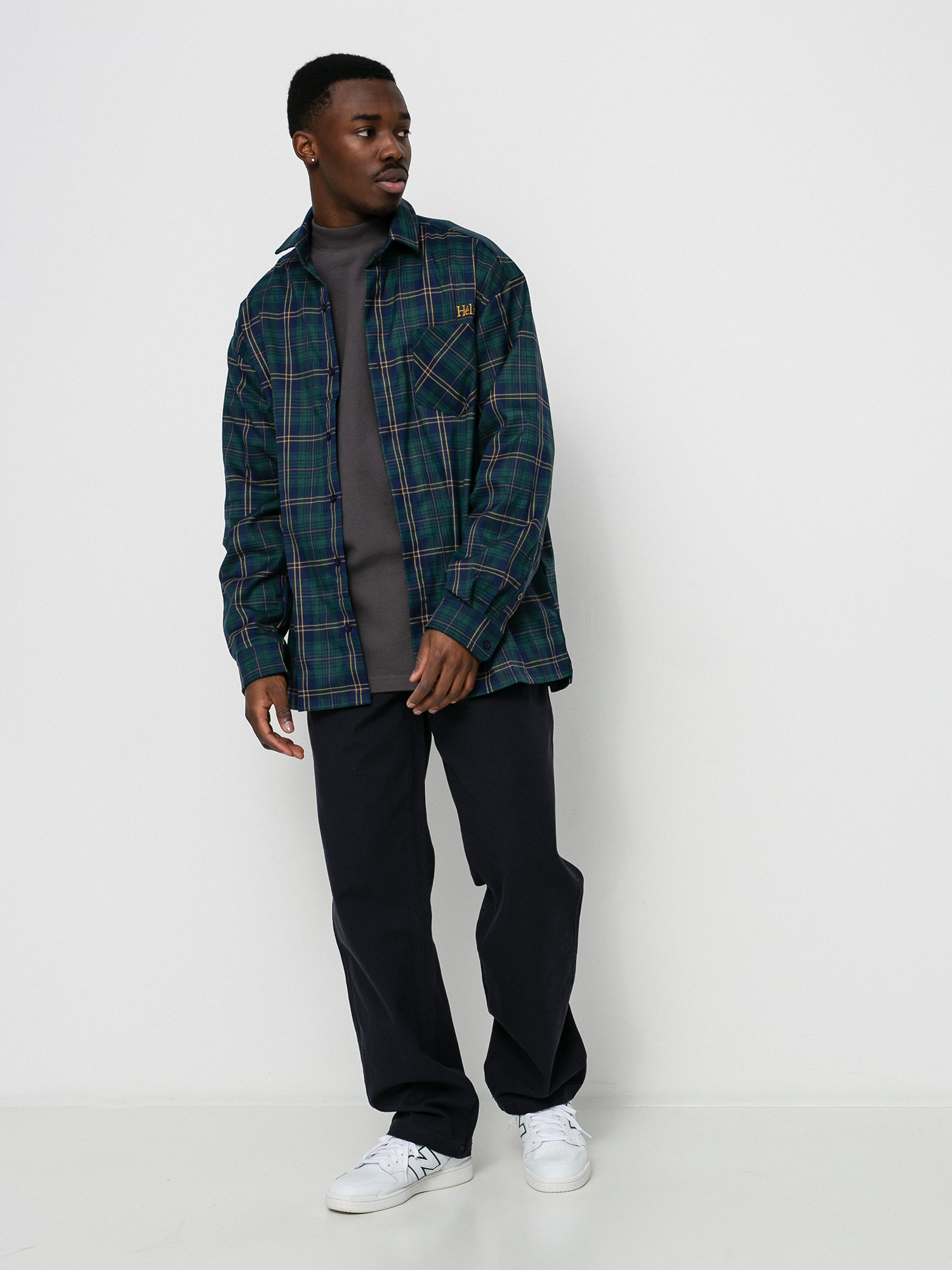 Koszula Helas Checkered (green/navy)