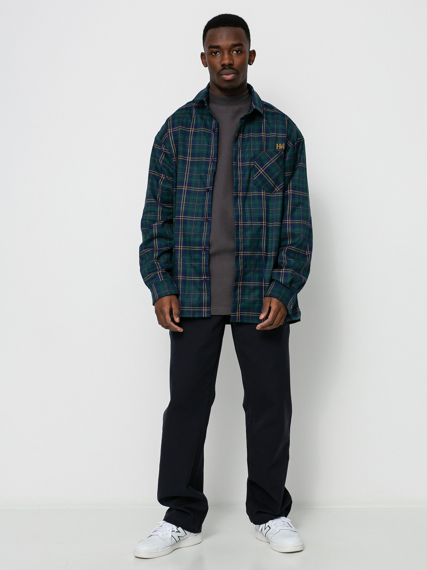 Koszula Helas Checkered (green/navy)