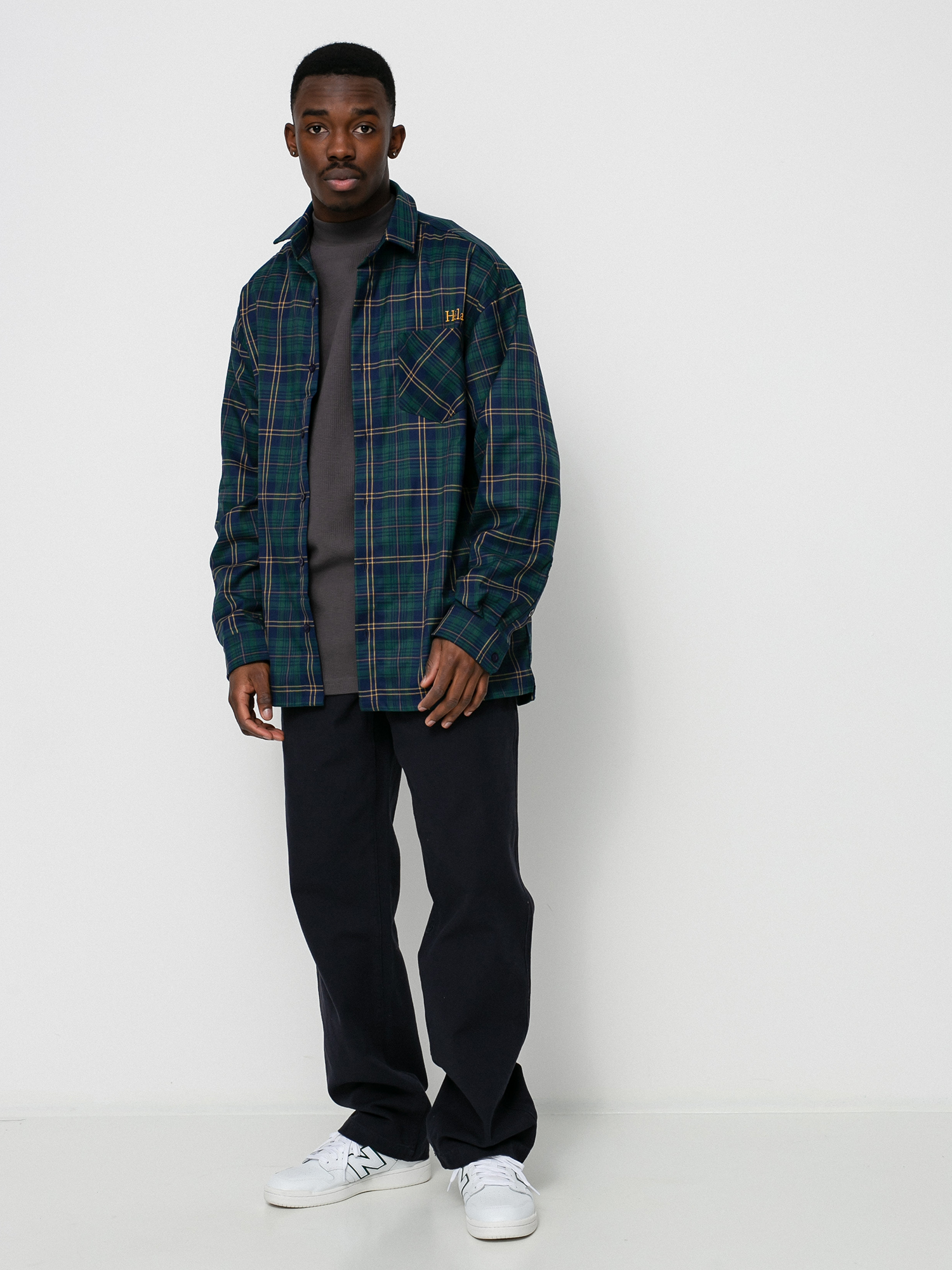 Koszula Helas Checkered (green/navy)