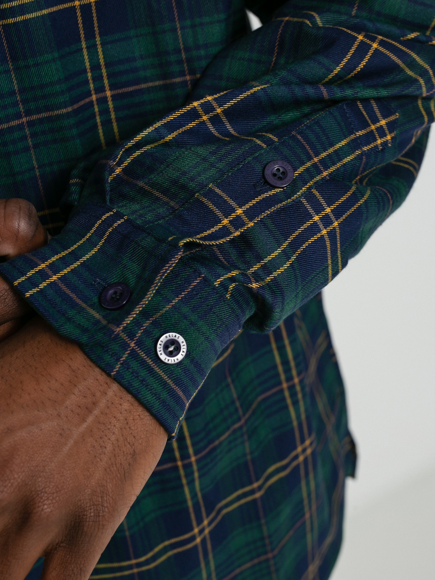 Koszula Helas Checkered (green/navy)